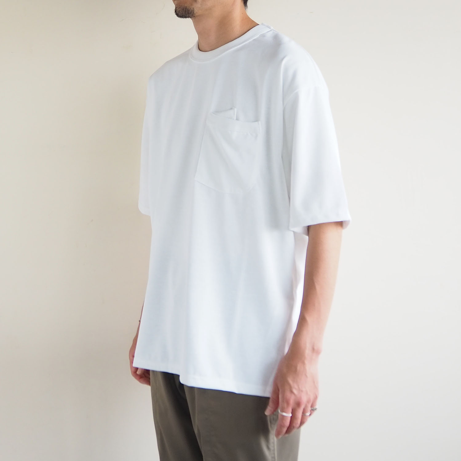 melple メイプル USEFUL SDU S/S ユースフルポケットTシャツ ホワイト