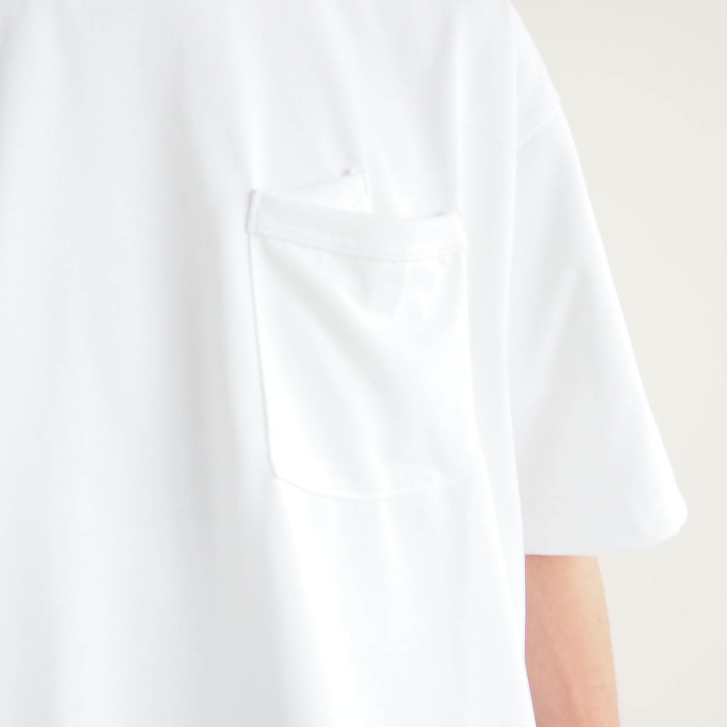 melple メイプル USEFUL SDU S/S ユースフルポケットTシャツ ホワイト