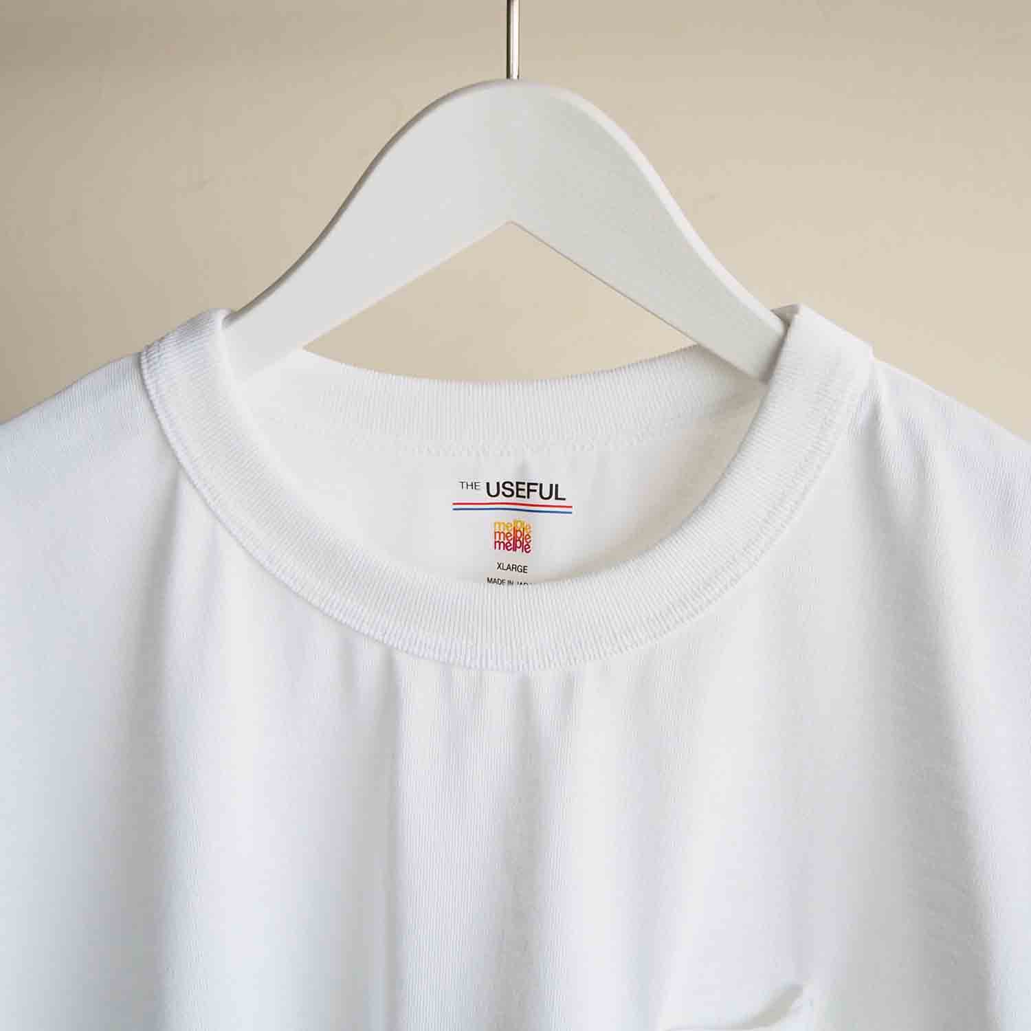 melple メイプル USEFUL SDU S/S ユースフルポケットTシャツ ホワイト