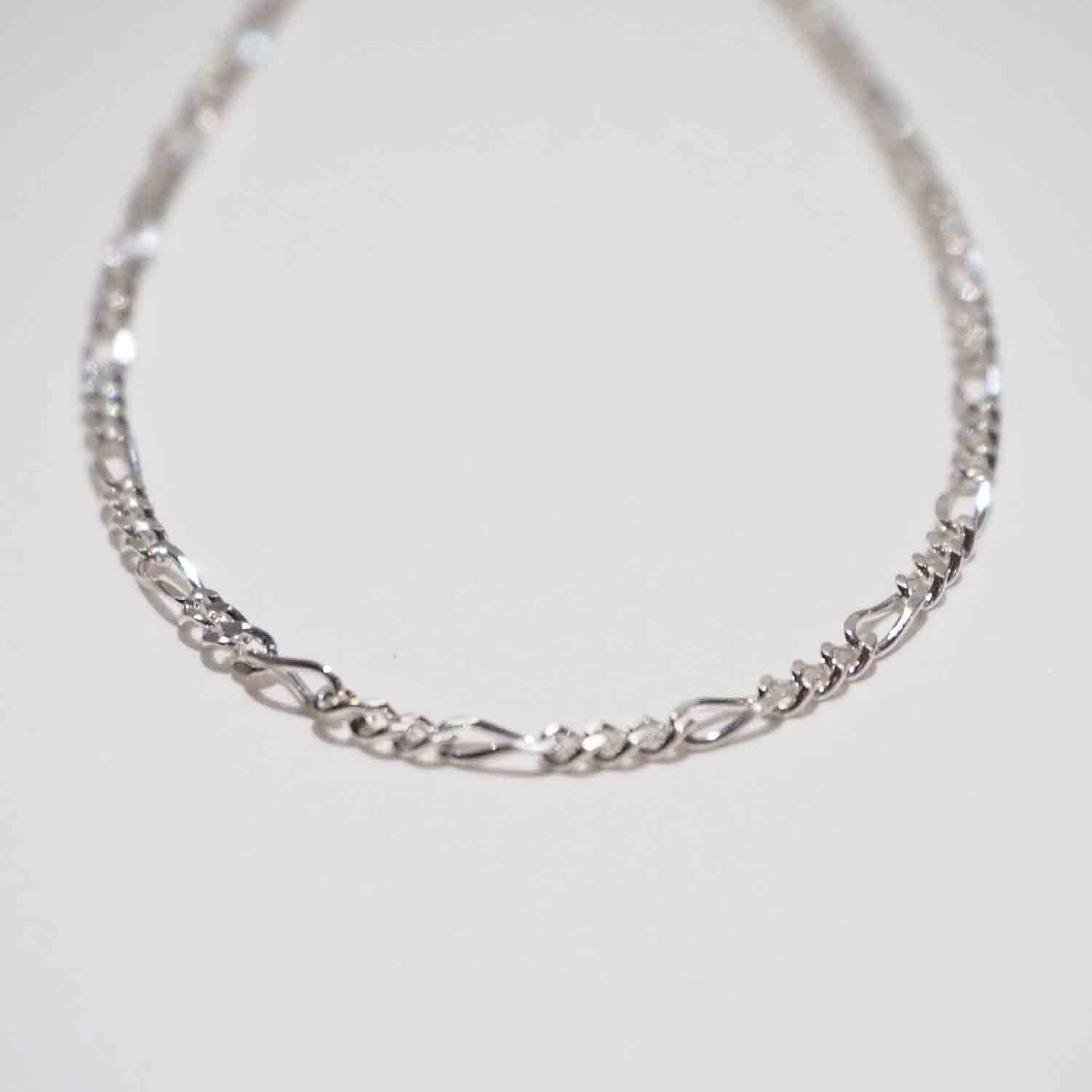 ERA. イーラ TWNKL FGR BRACELET フィガロチェーンブレスレット