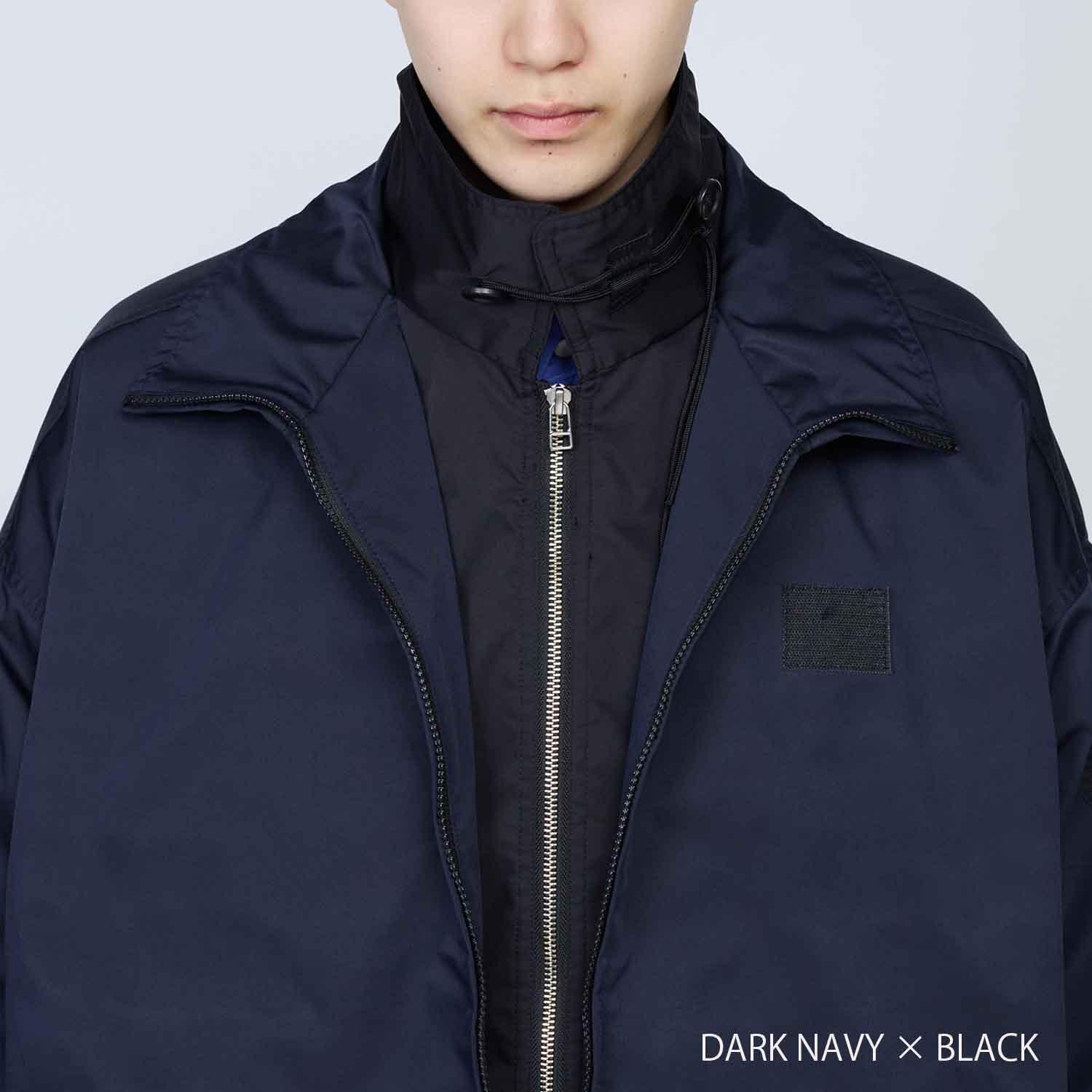 UNTRACE アントレース _188 ジップアップブルゾン CHARCOAL