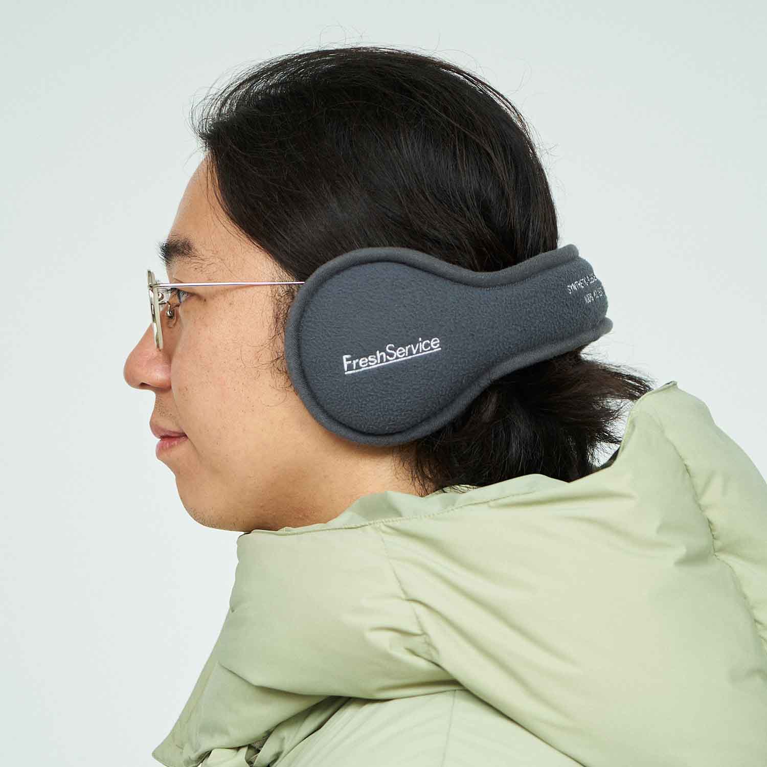 FreshService フレッシュサービス SYNTHETIC FLEECE EARMUFFS イヤーウォーマー NAVY