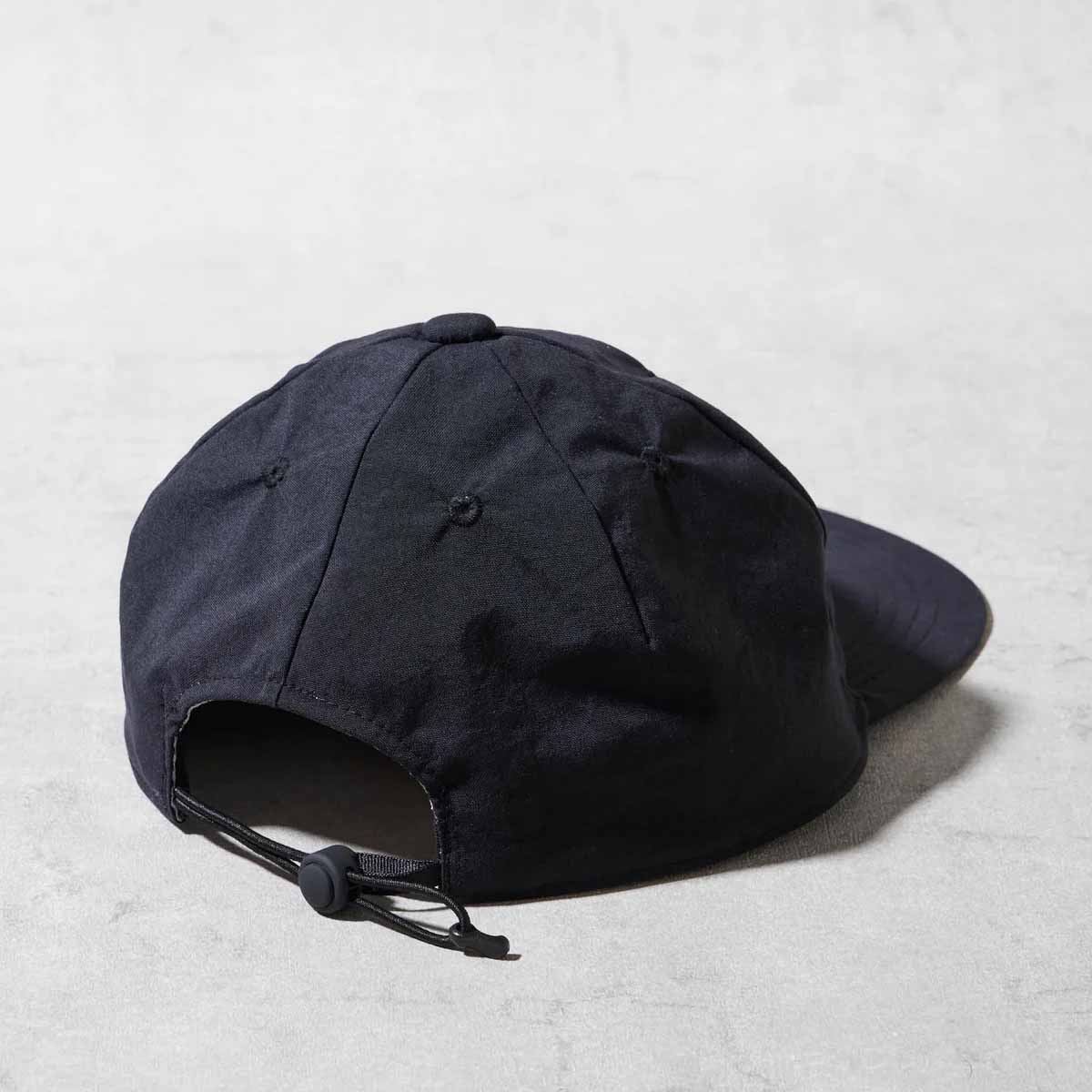 texnh テクネ TREFOIL PANELLED CAP 3パネルキャップ BLACK ブラック