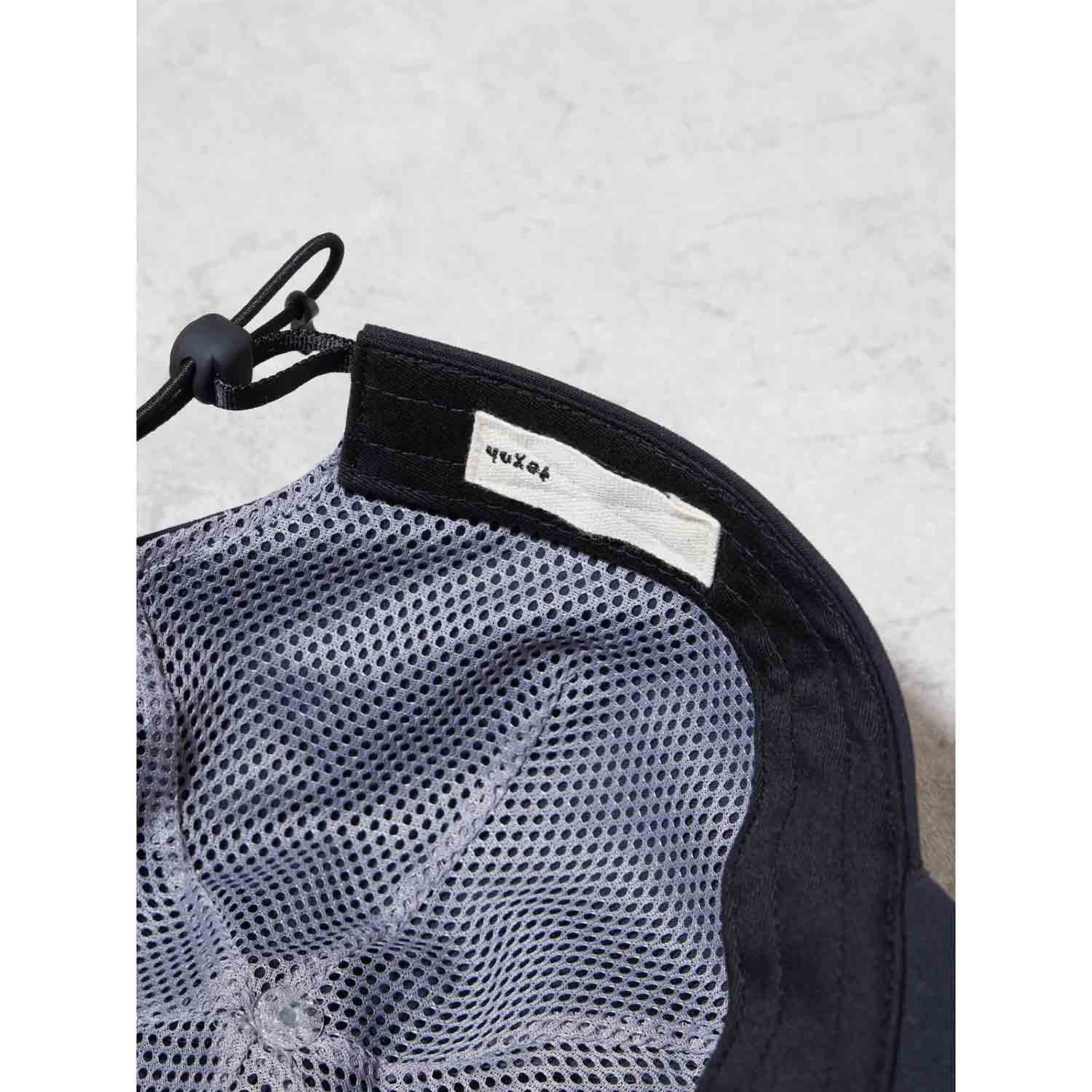 texnh テクネ TREFOIL PANELLED CAP 3パネルキャップ BLACK ブラック