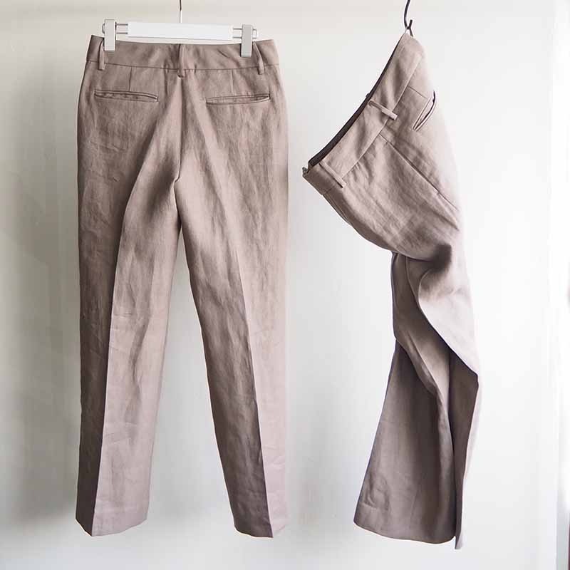 STRAIGHT WOMEN'S ストレートリネンパンツ ウィメンズ