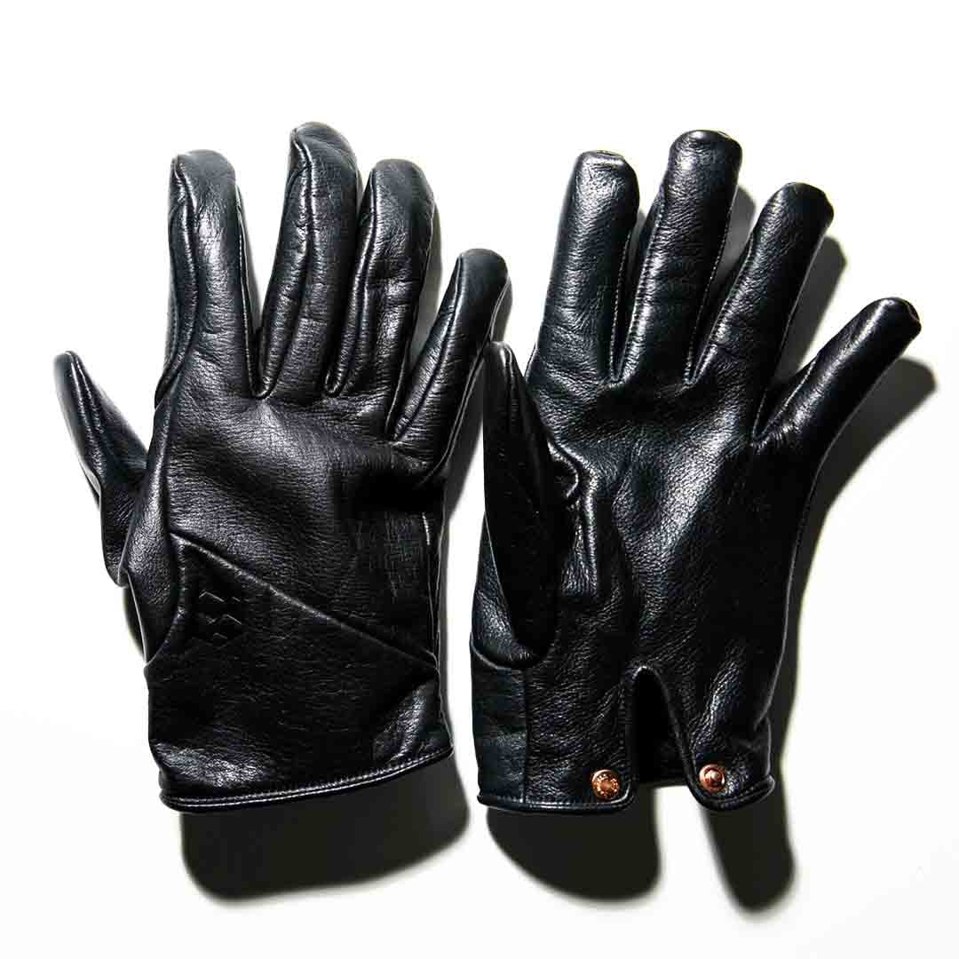 handson grip ハンズオングリップ ハイブリッドグローブ Fam+ ファムプラス POLARTEC®️Classic100 fleece lining ブラック