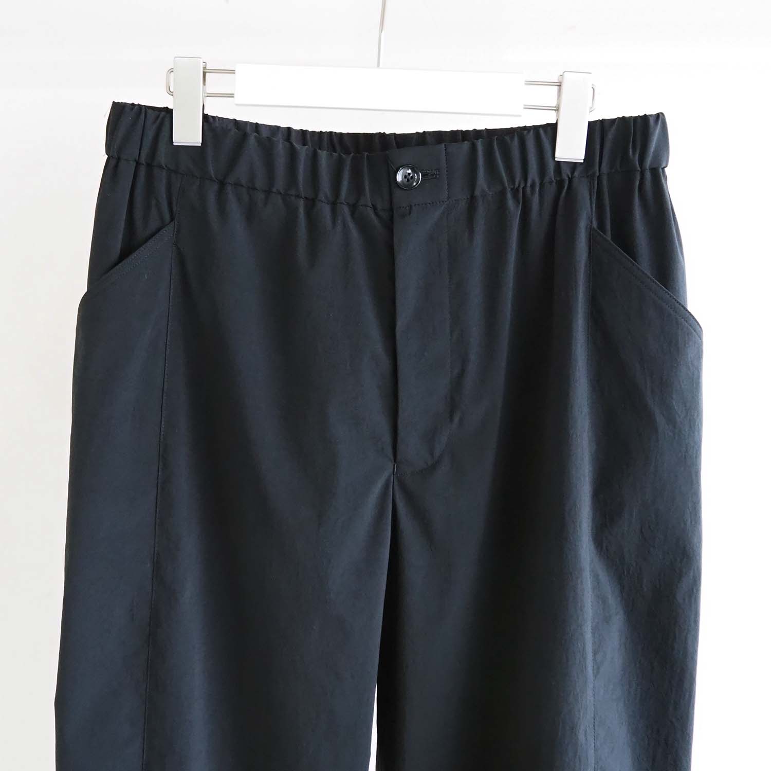 FANTASTICDAYS MENS ファンタスティックデイズ メンズ SIDEPANEL ストレッチイージーパンツ ブラック