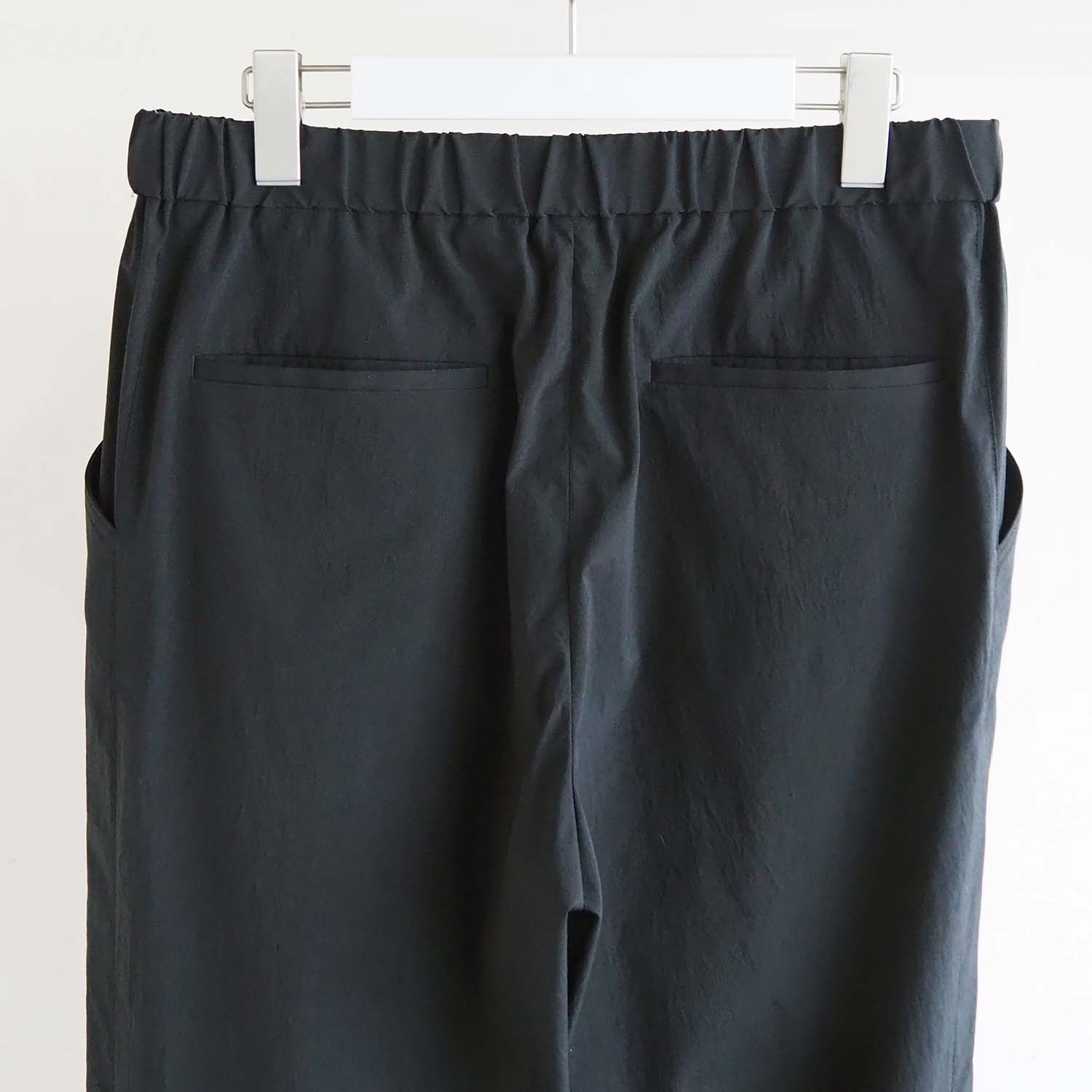 FANTASTICDAYS MENS ファンタスティックデイズ メンズ SIDEPANEL ストレッチイージーパンツ ブラック