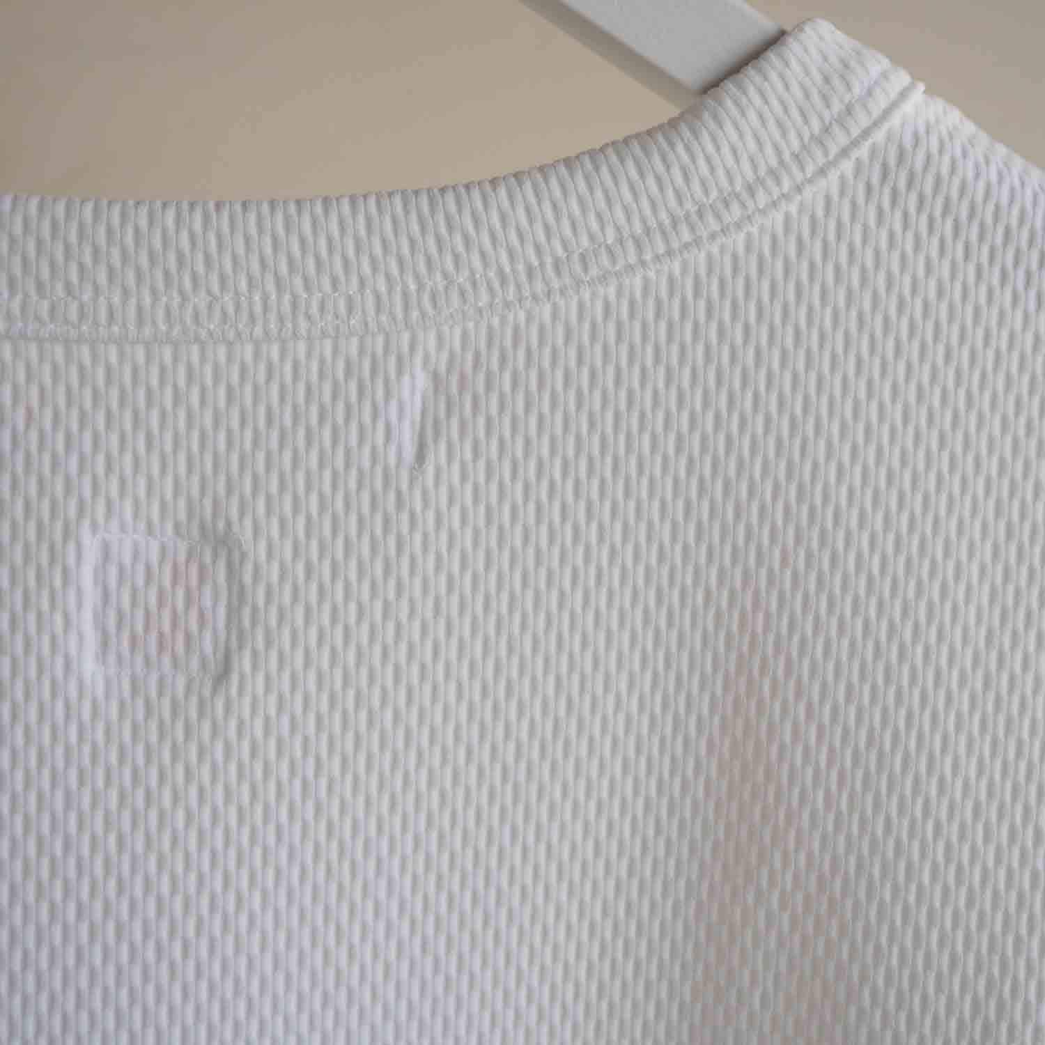 melple メイプル Salt Creek Thermal Dolman Sleeve ミリタリーサーマルドルマンスリーブTシャツ ホワイト