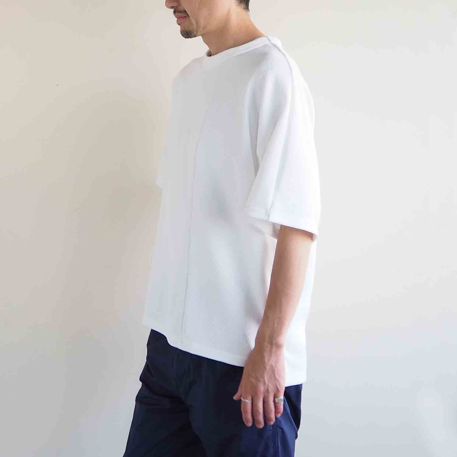 melple メイプル Salt Creek Thermal Dolman Sleeve ミリタリーサーマルドルマンスリーブTシャツ ホワイト