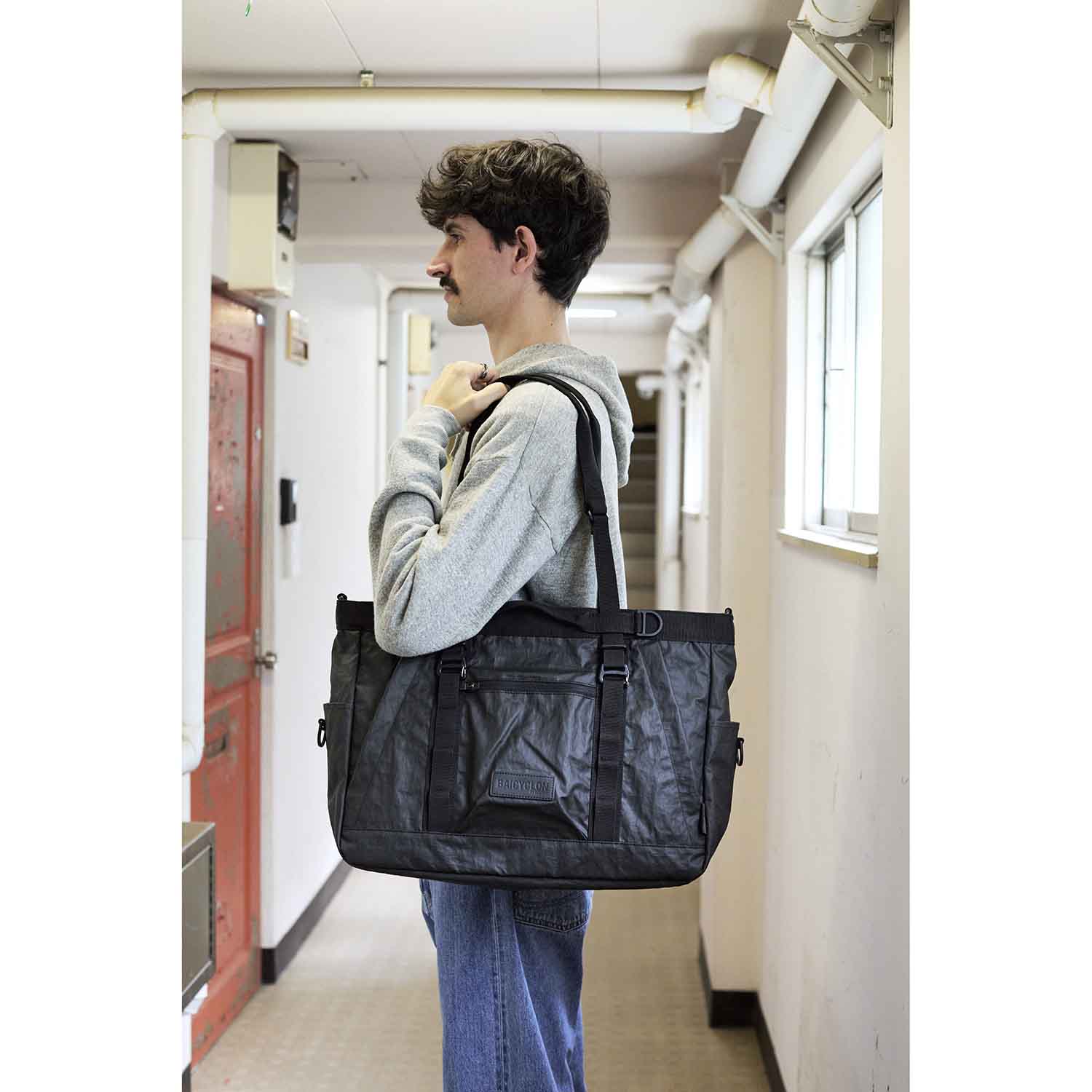 BAICYCLON by bagjack バイシクロンバイバッグジャック BCL-17(Ver.2) BLACK2 TOTE BAG トートバッグ