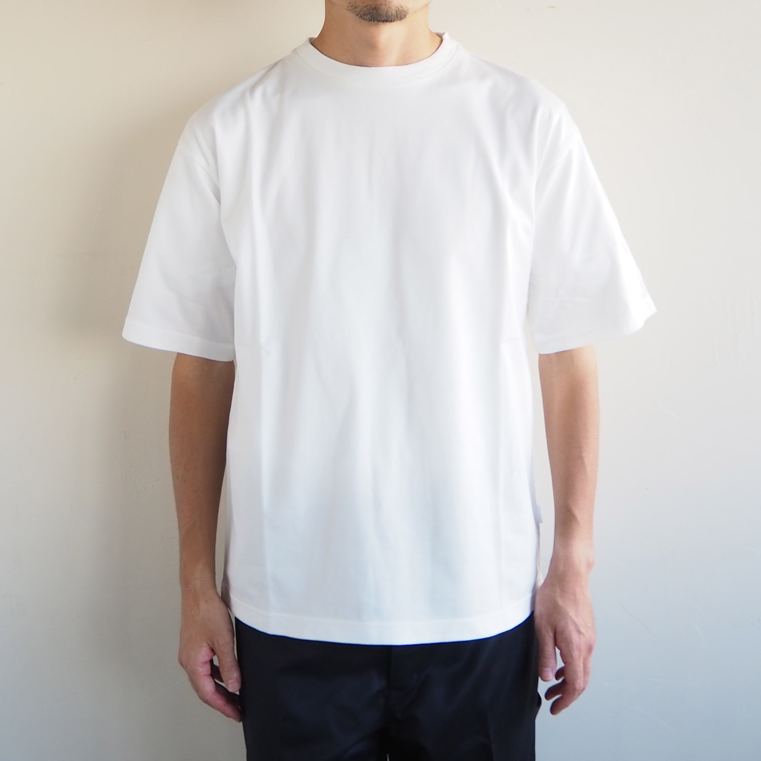 SH エスエイチ S/S T-SHIRT 半袖Ｔシャツ WHITE ホワイト