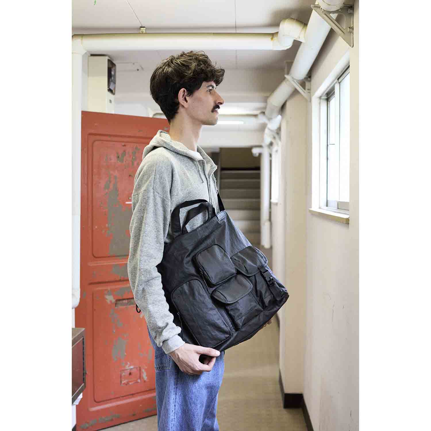 バッグ BAICYCLON MULTI POCKETS 2WAY TOTE BCL-68 MULTI POCKETS 2WAY TOTE (MEDIUM) - BCL-68 | BAICYCLON by bagjack
