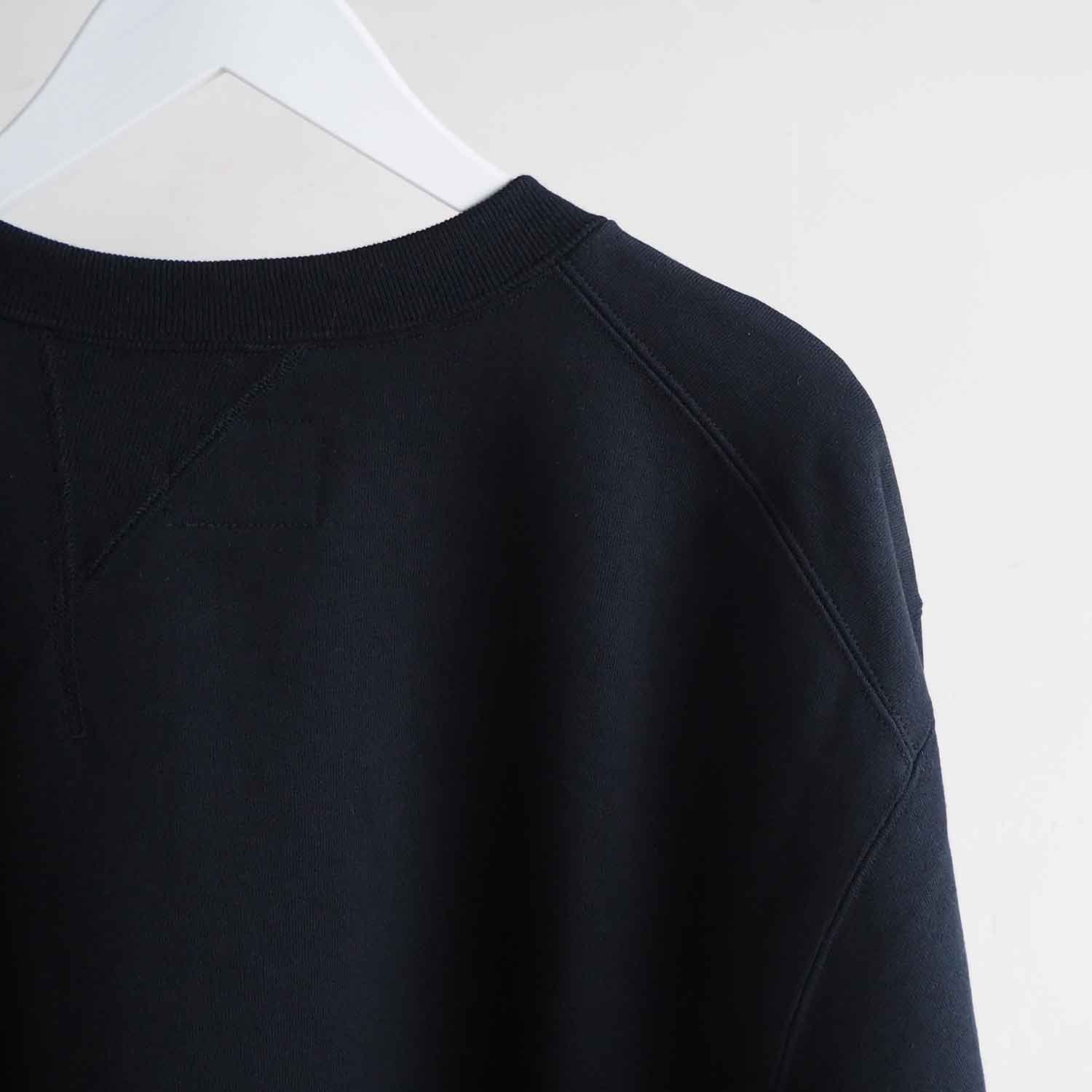 Blue Books Co. ブルーブックスコー Twisty Sweatshirts Crew ツイスティースウェットシャツ Black ブラック