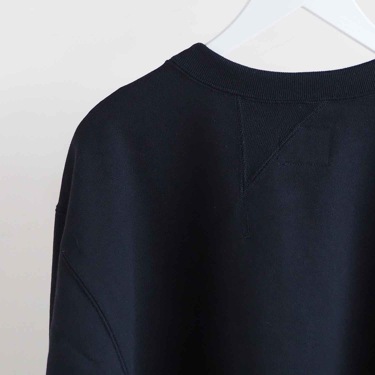 Blue Books Co. ブルーブックスコー Twisty Sweatshirts Crew ツイスティースウェットシャツ Black ブラック