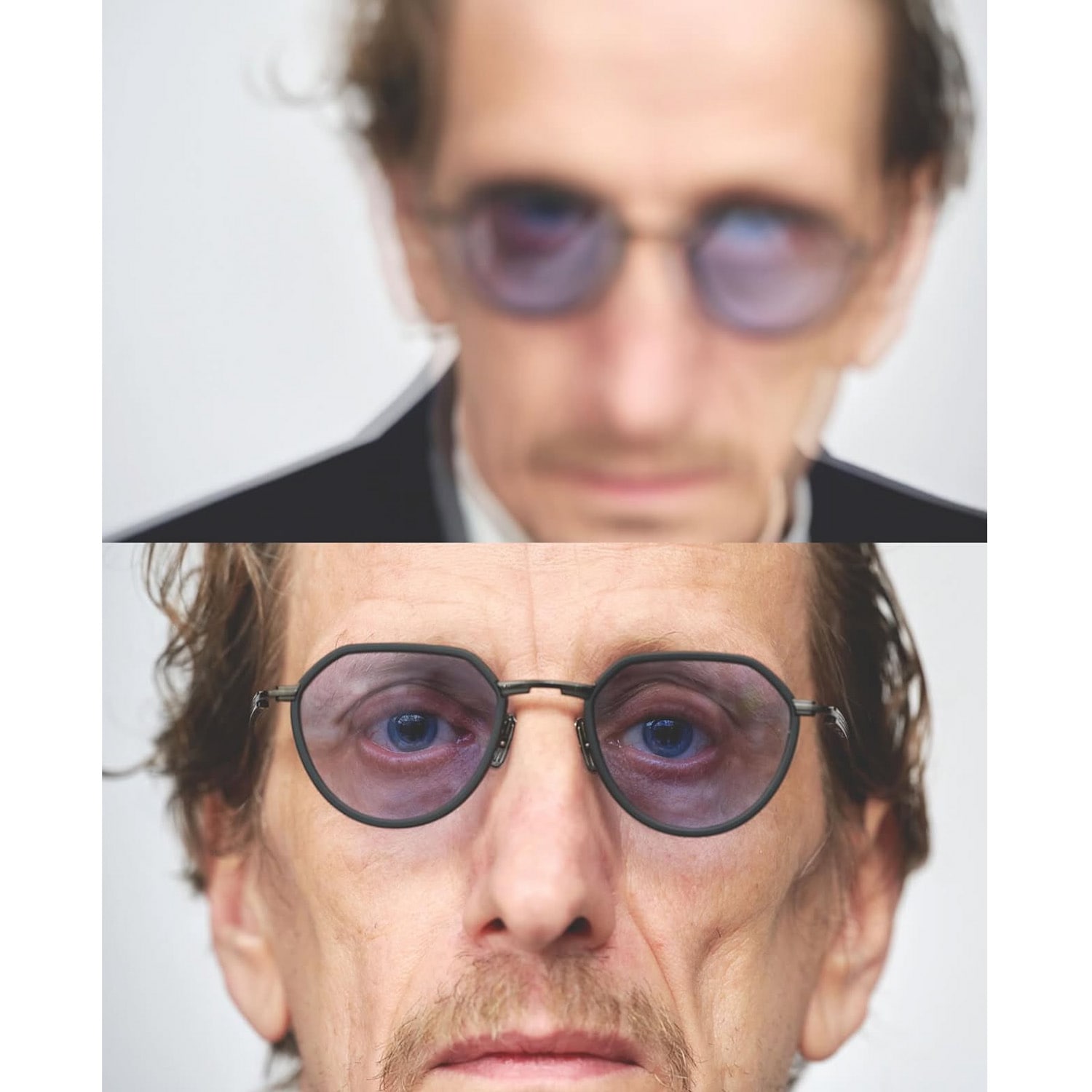 Lunetta BADA for UNTRACE EYEWEAR _182 メガネ・サングラス BLACK