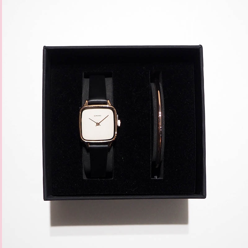 KOMONO コモノ 時計 クリスマス限定ボックス 「FOR HER」 KATE BLACK