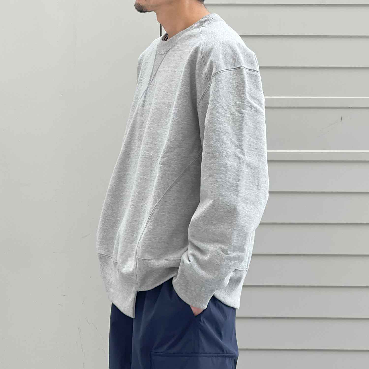 Blue Books Co. ブルーブックスコー Twisty Sweatshirts Crew ツイスティースウェットシャツ Heather ヘザー