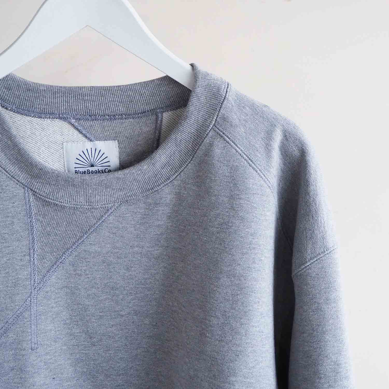 Blue Books Co. ブルーブックスコー Twisty Sweatshirts Crew ツイスティースウェットシャツ Heather ヘザー