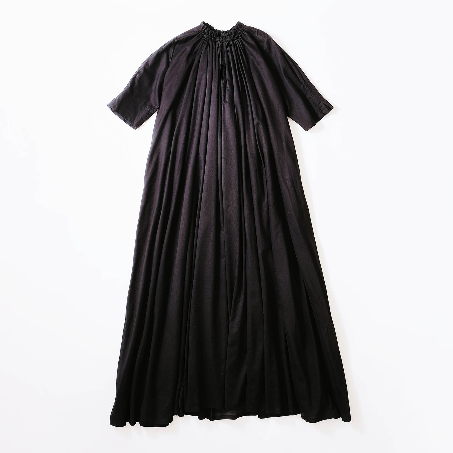 NEPLA. WOMENS ネプラ ウィメンズ GATHER ONE PIECE ギャザーワンピース ブラック