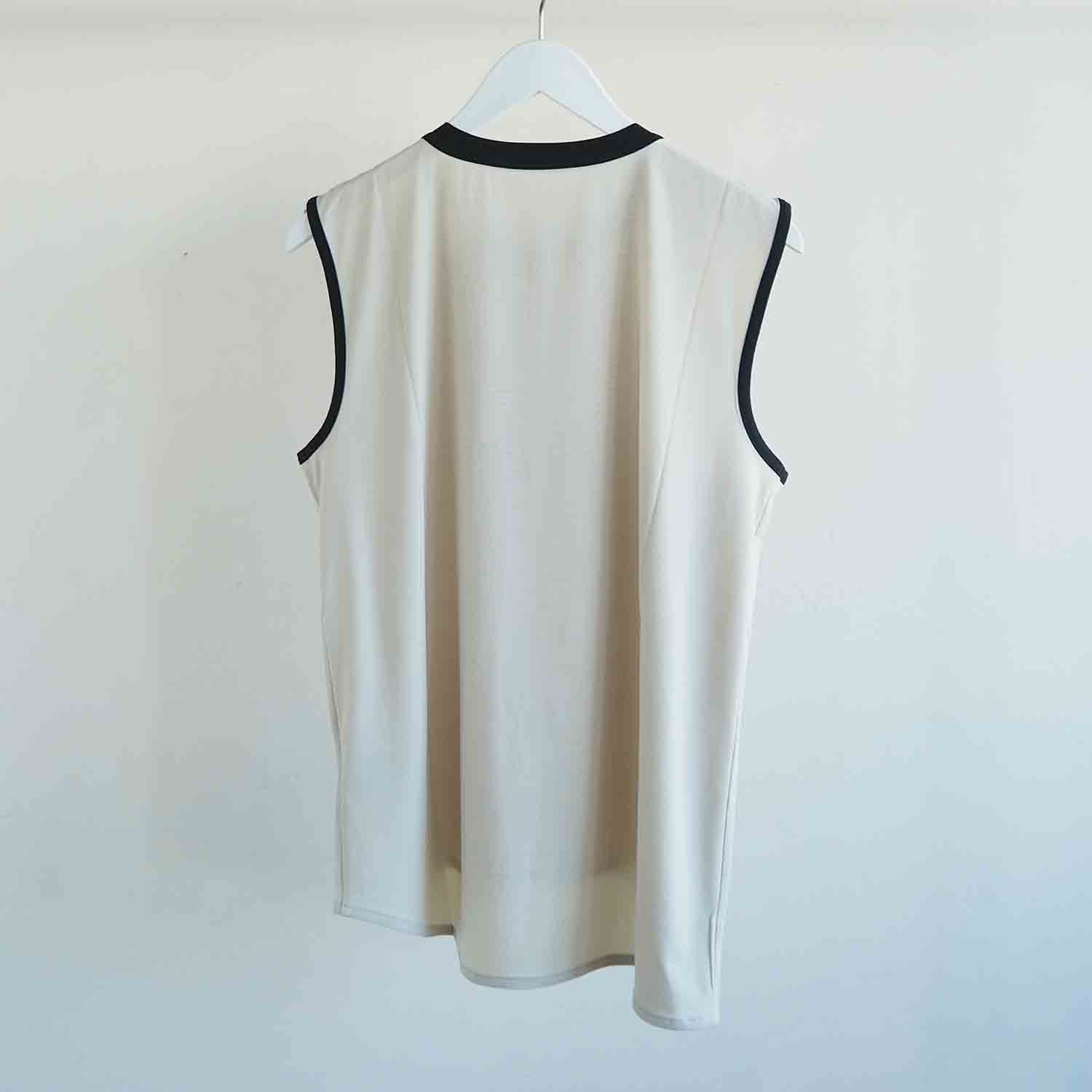 BUDO ブドー Mountain Pass top Sleeve Less マウンテンパストップノースリーブ off white