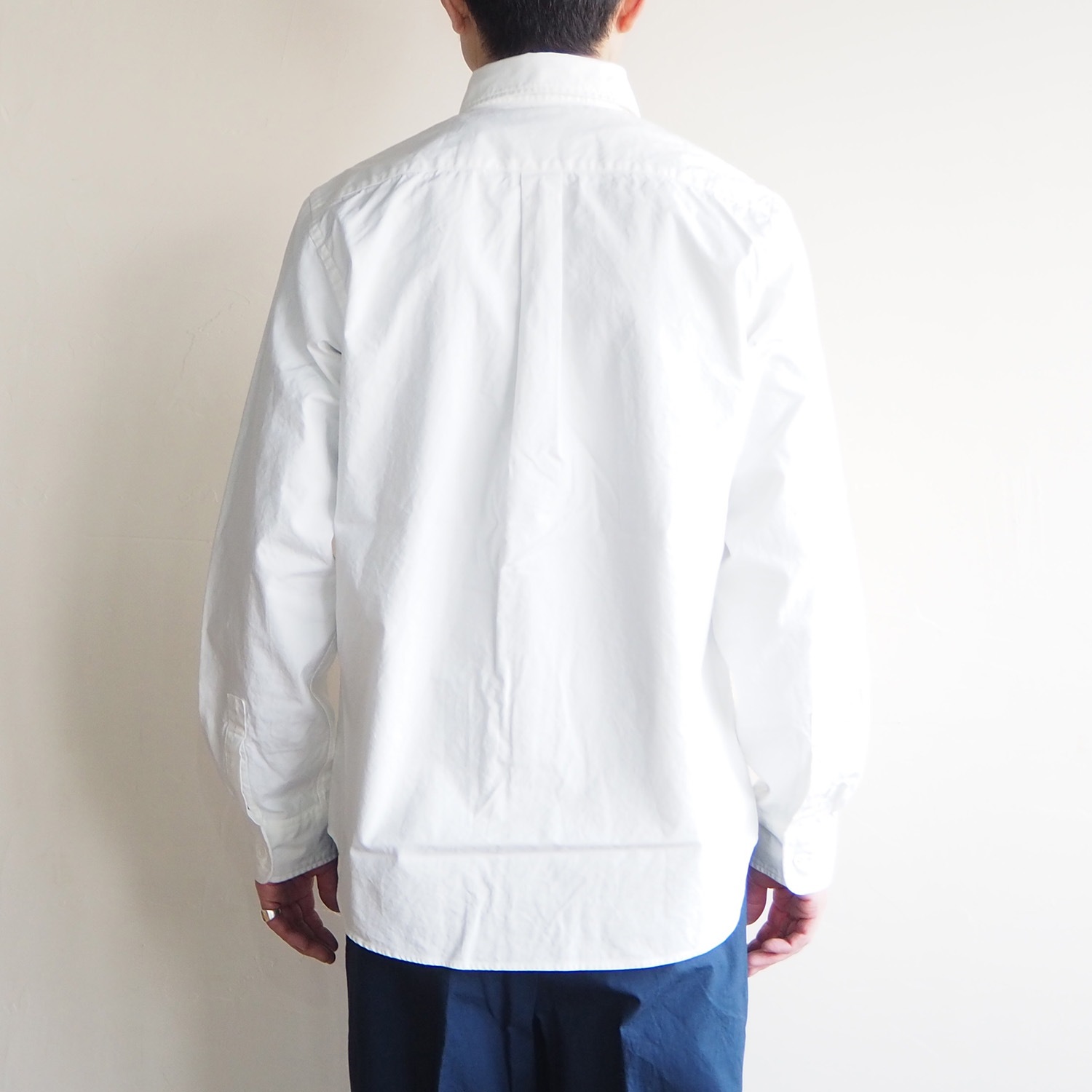 SH エスエイチ BUTTON DOWN SHIRT ボタンダウンシャツ WHITE ホワイト