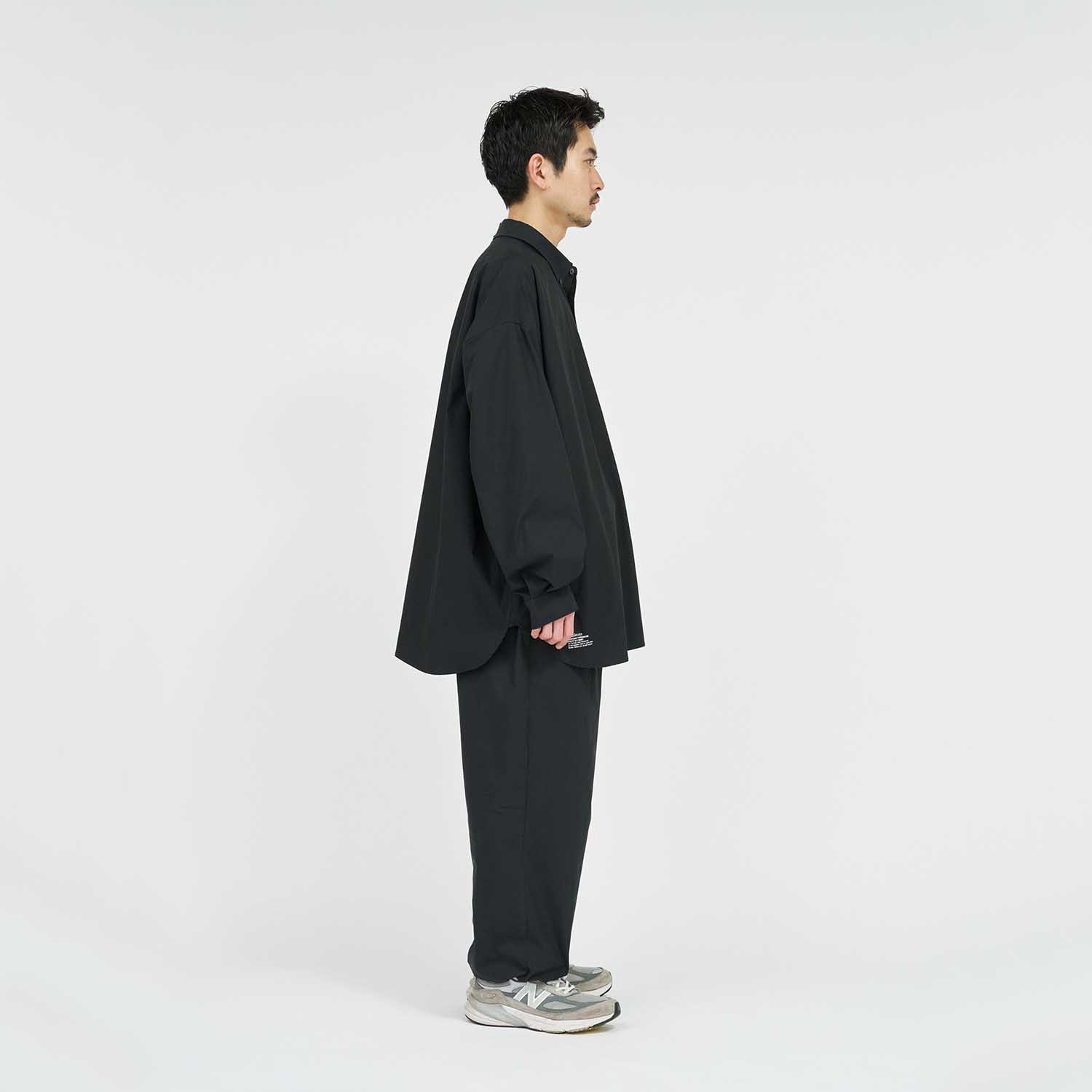 とうせい 未使用■フレッシュサービス■ソロテックス 長袖 ポロシャツ 黒 ポロシャツ もう汗(焦)らない汗染み，汚れ防止/ソロテックスジャージー