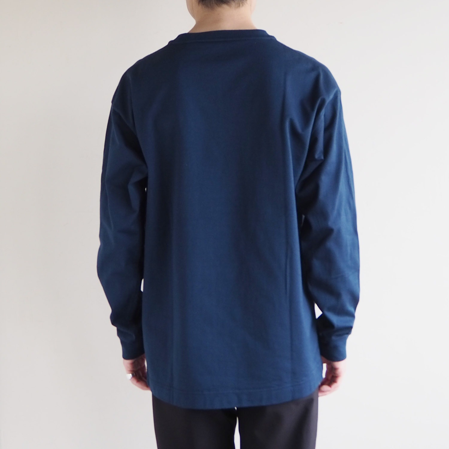 SH エスエイチ L/S T-SHIRT ロングスリーブTシャツ NAVY ネイビー