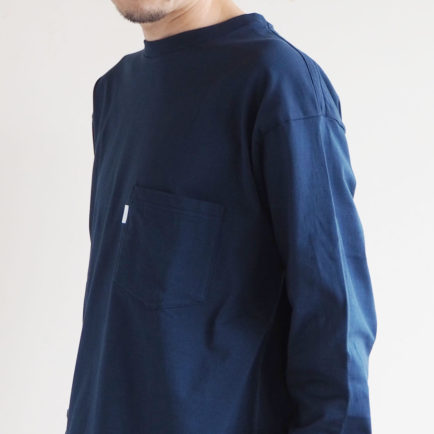 SH エスエイチ L/S T-SHIRT ロングスリーブTシャツ NAVY ネイビー