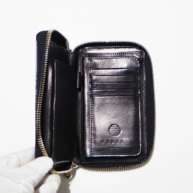 MIDDLE WALLET / CORDOVAN / BLACK