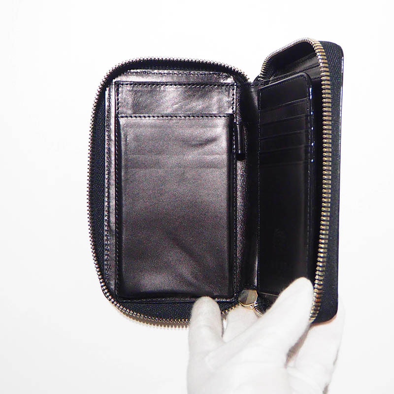 MIDDLE WALLET / CORDOVAN / BLACK