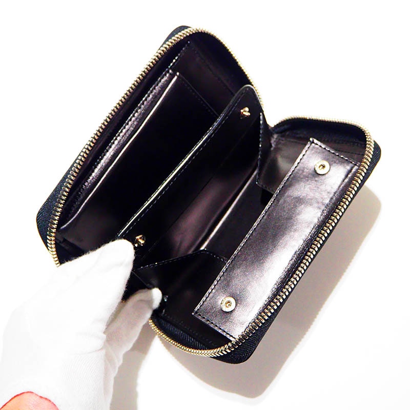 MIDDLE WALLET / CORDOVAN / BLACK