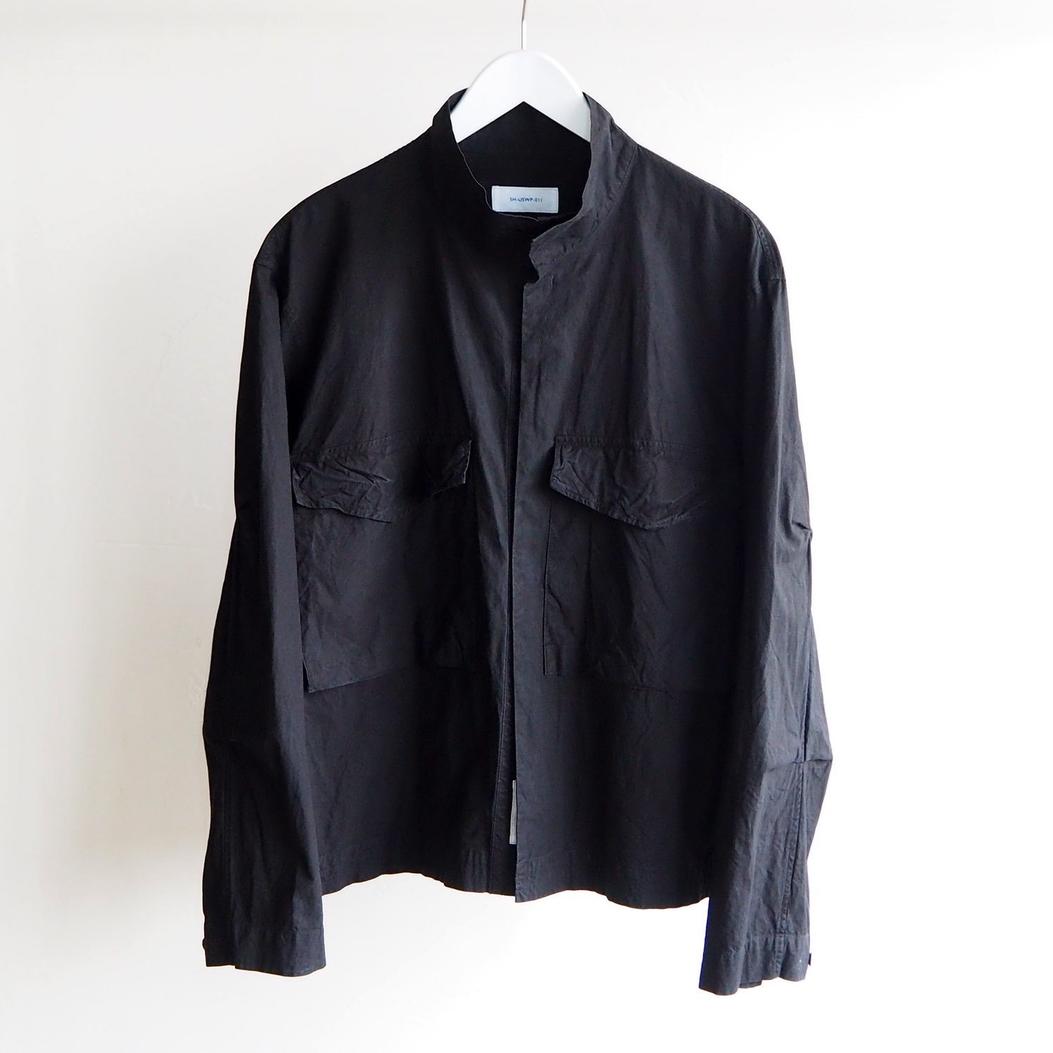 SH エスエイチ FLIGHT SHIRT (GARMENT DYE) フライトシャツ 藍泥染め