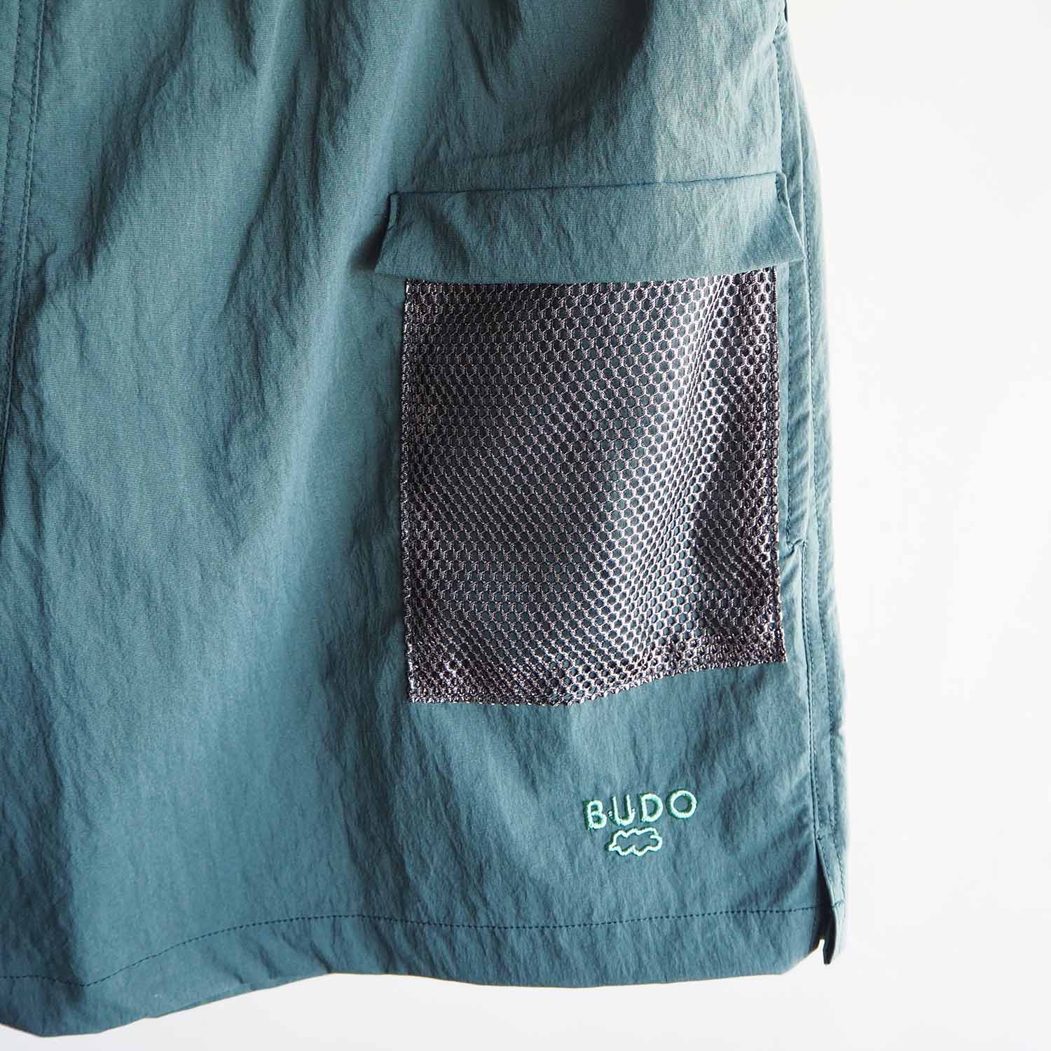 BUDO ブドー MINIMUM MESH SHORTS ミニマムメッシュショーツ Birdgreen バードグリーン