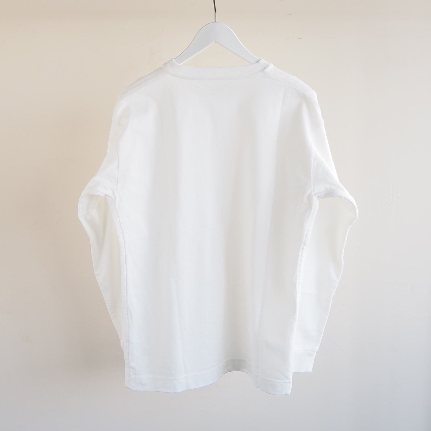 SH エスエイチ L/S T-SHIRT ロングスリーブＴシャツ WHITE ホワイト