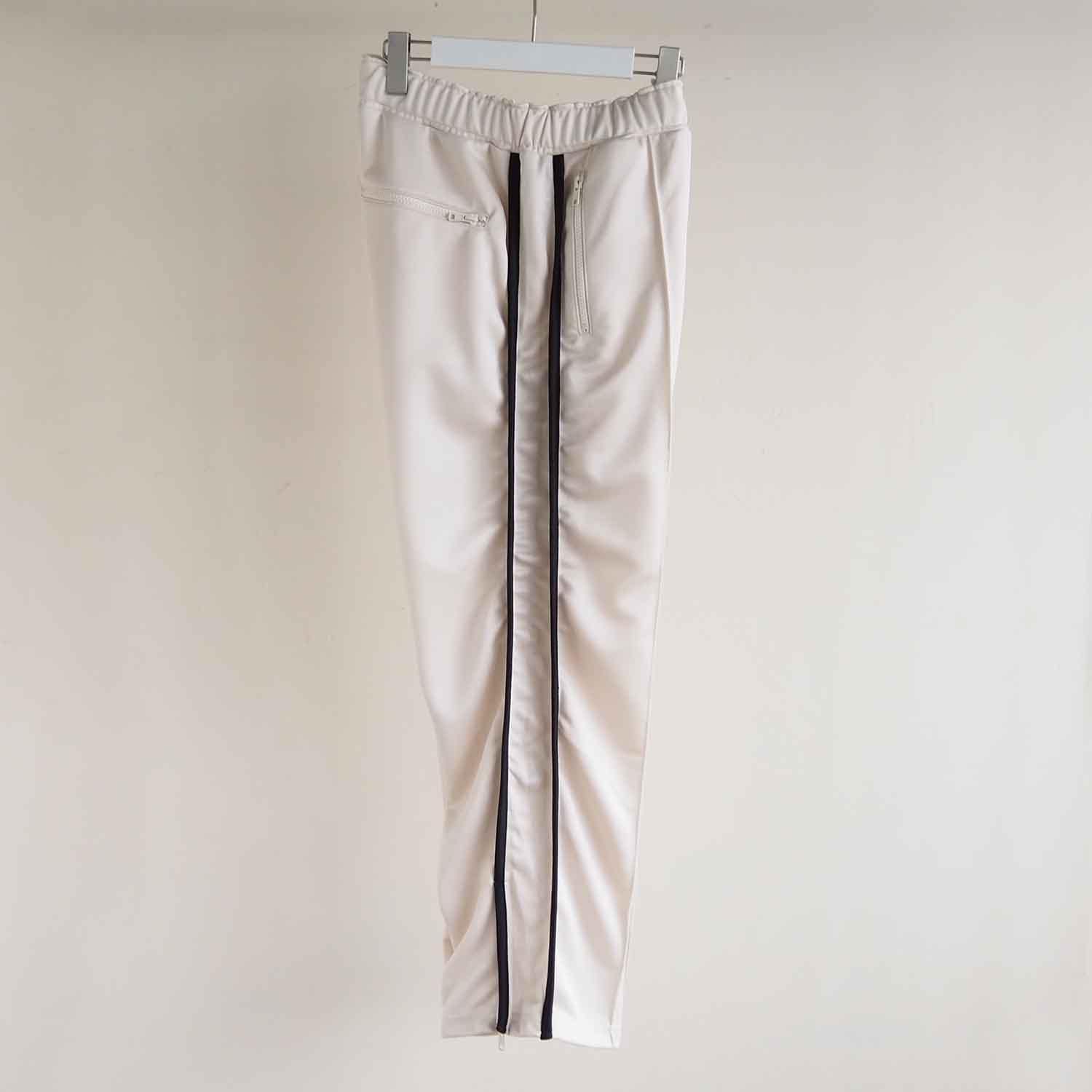 KIIT キート TRACK PANTS トラックパンツ ライトベージュ×ブラック