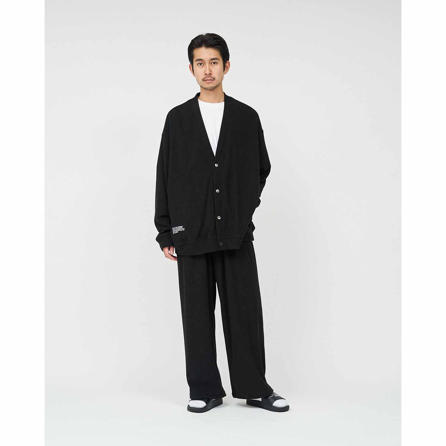 FreshService フレッシュサービス ReFresh!Service リフレッシュサービス UTILITY PILE CARDIGAN SET-UP パイルカーディガンセットアップ BLACK ブラック