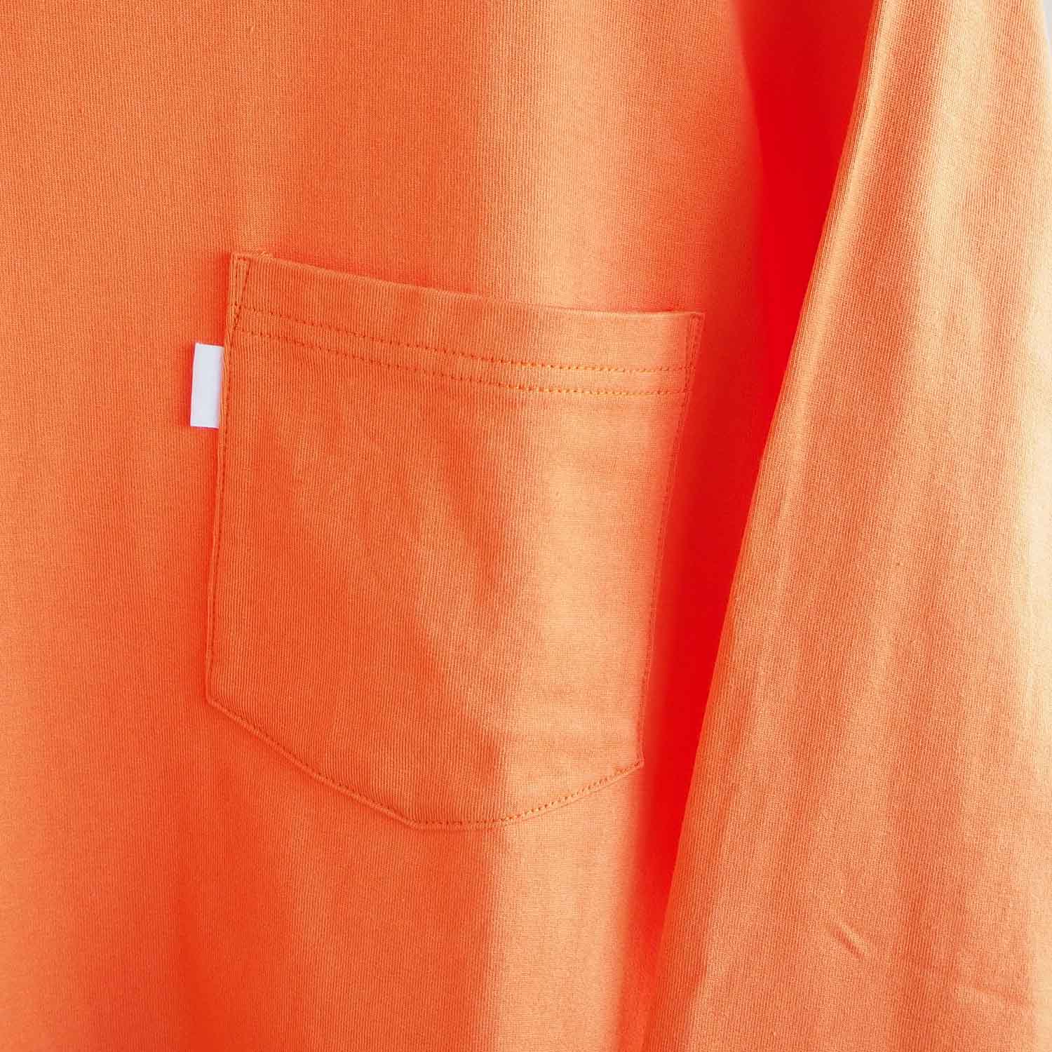 SH エスエイチ L/S T-SHIRT ロングスリーブＴシャツ ORANGE オレンジ