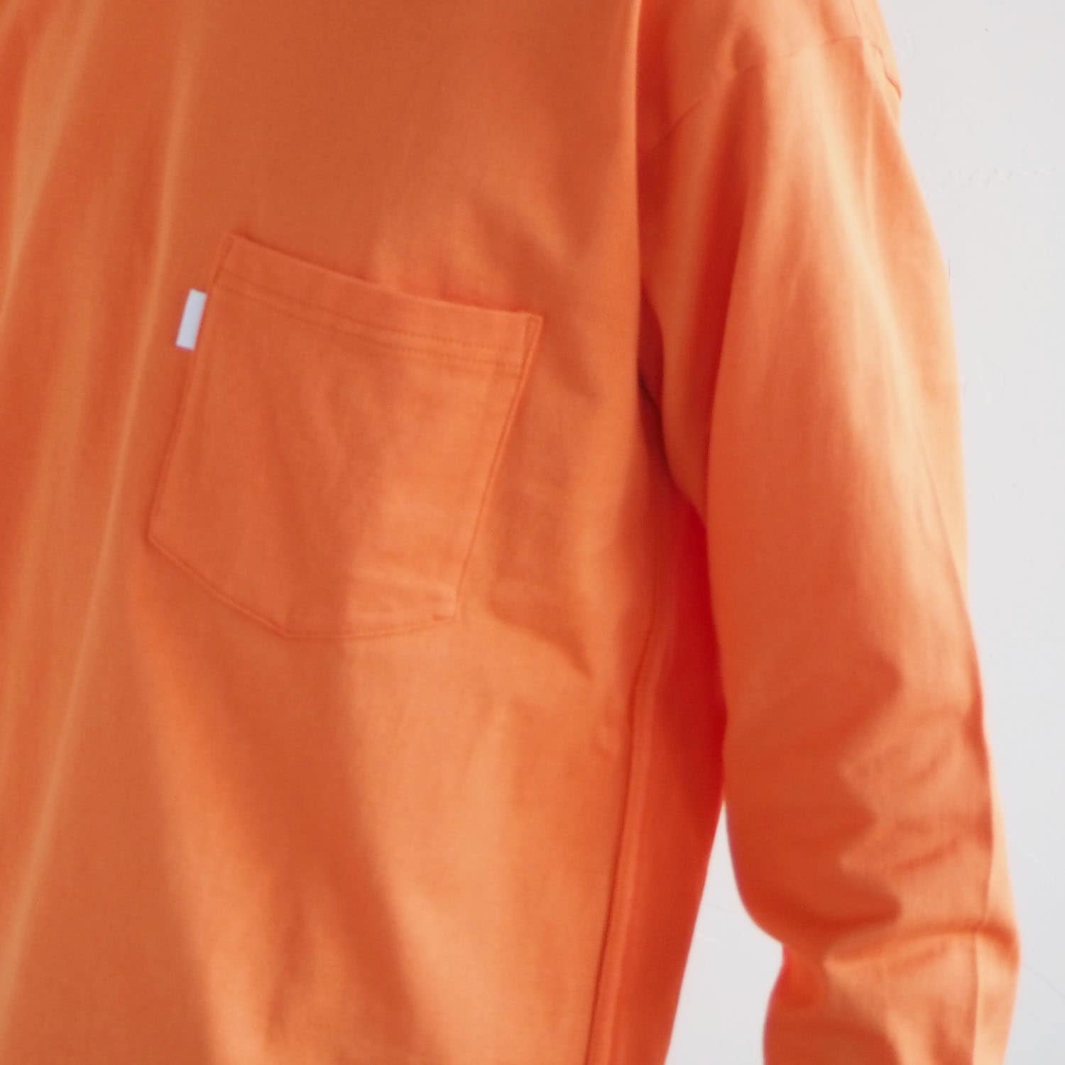 SH エスエイチ L/S T-SHIRT ロングスリーブＴシャツ ORANGE オレンジ