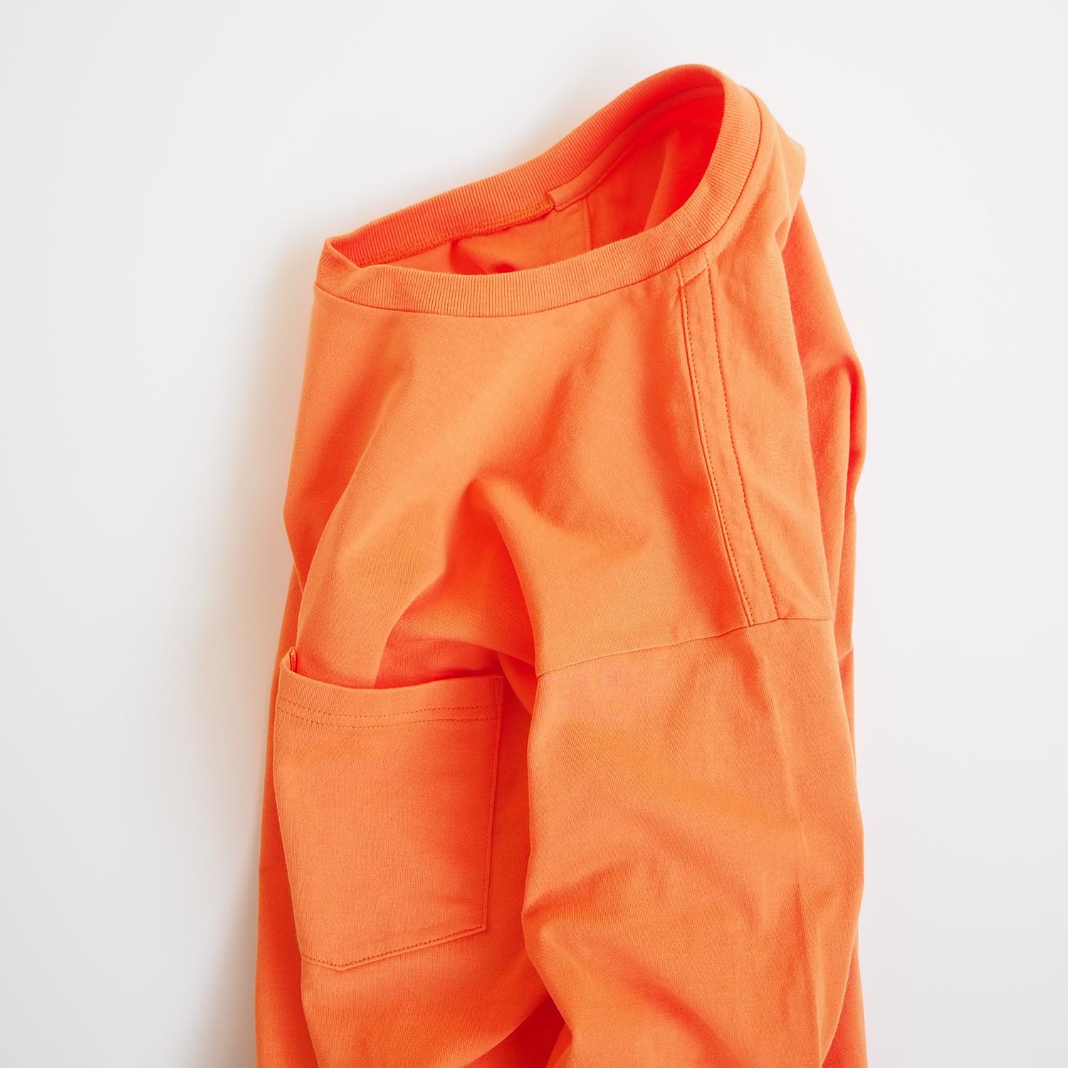 SH エスエイチ L/S T-SHIRT ロングスリーブＴシャツ ORANGE オレンジ
