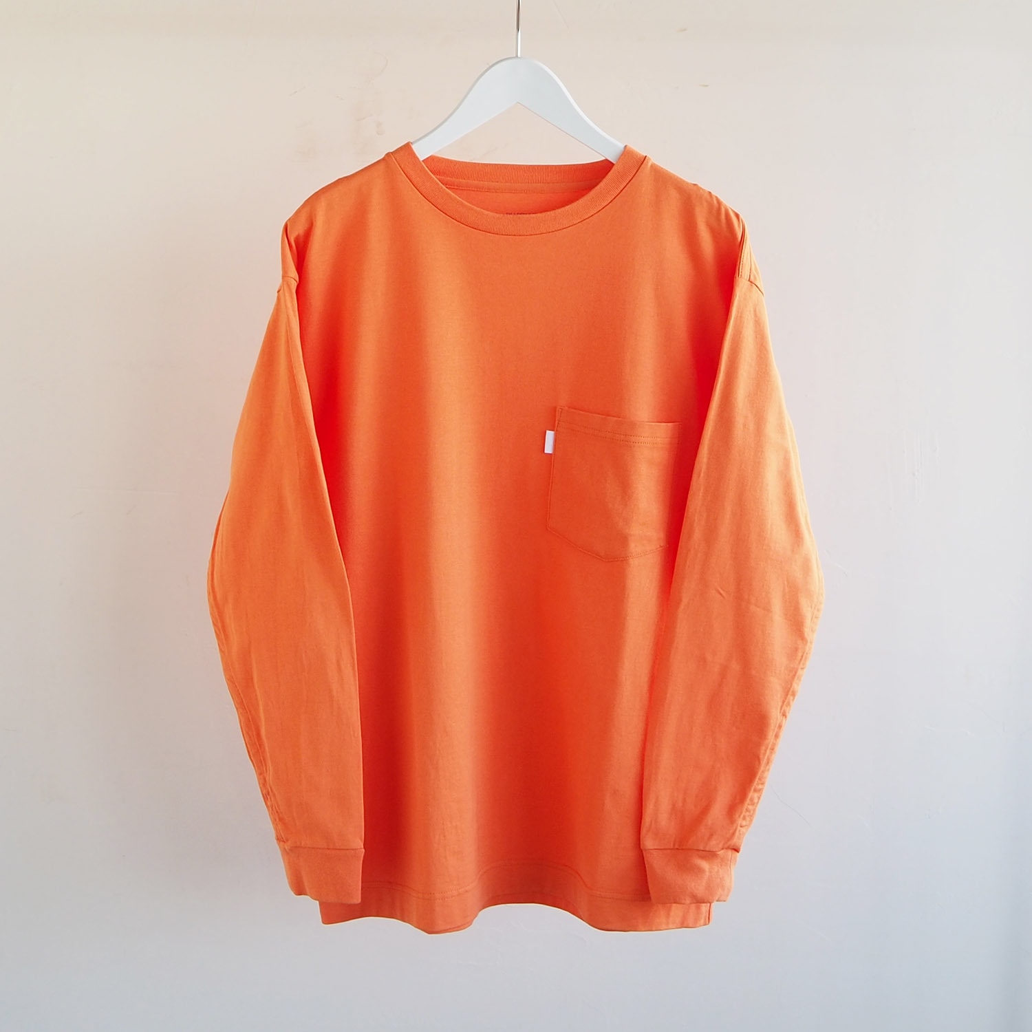 SH エスエイチ L/S T-SHIRT ロングスリーブＴシャツ ORANGE オレンジ