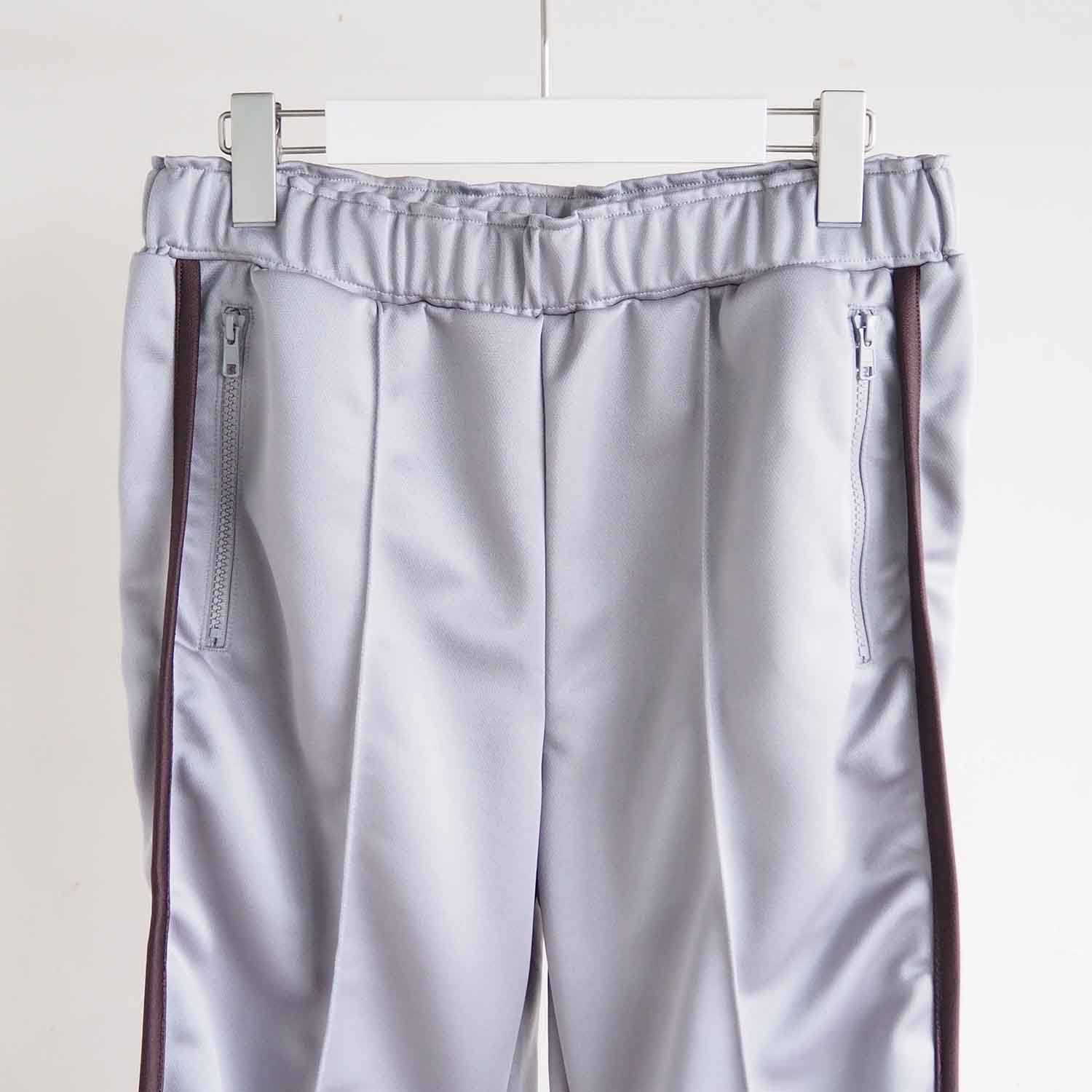 KIIT キート TRACK PANTS トラックパンツ グレー×ブラウン