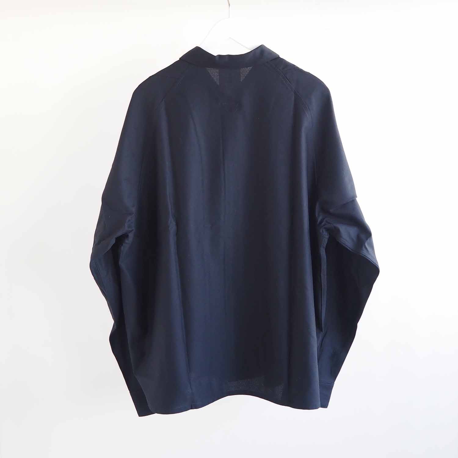 LOOP315 ループサンイチゴ Supima Cotton Knit Shirt Balancircular スーピマコットンバランサーツイルニットシャツ Black