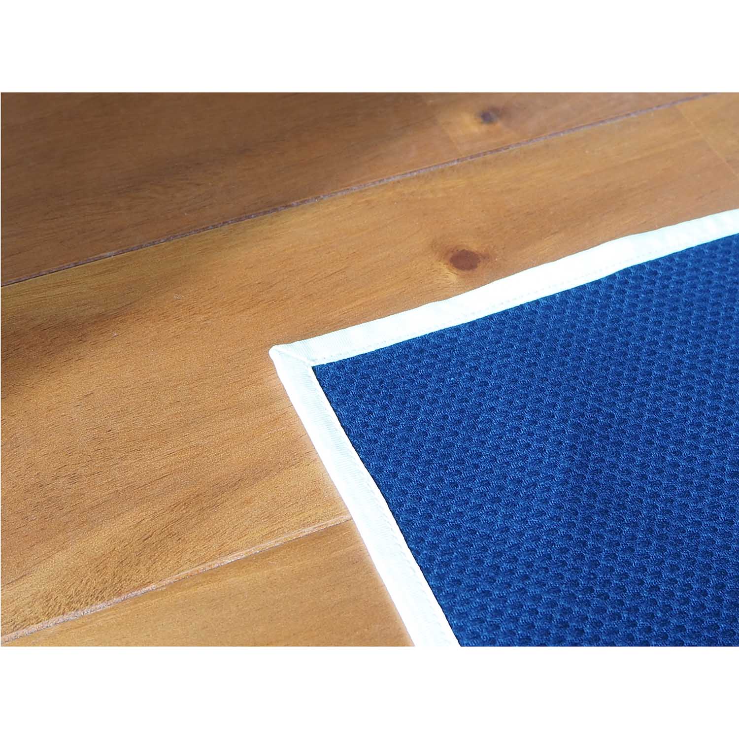 Cabas キャバ Multi rug Square マルチラグ スクエア ネイビー×ホワイト