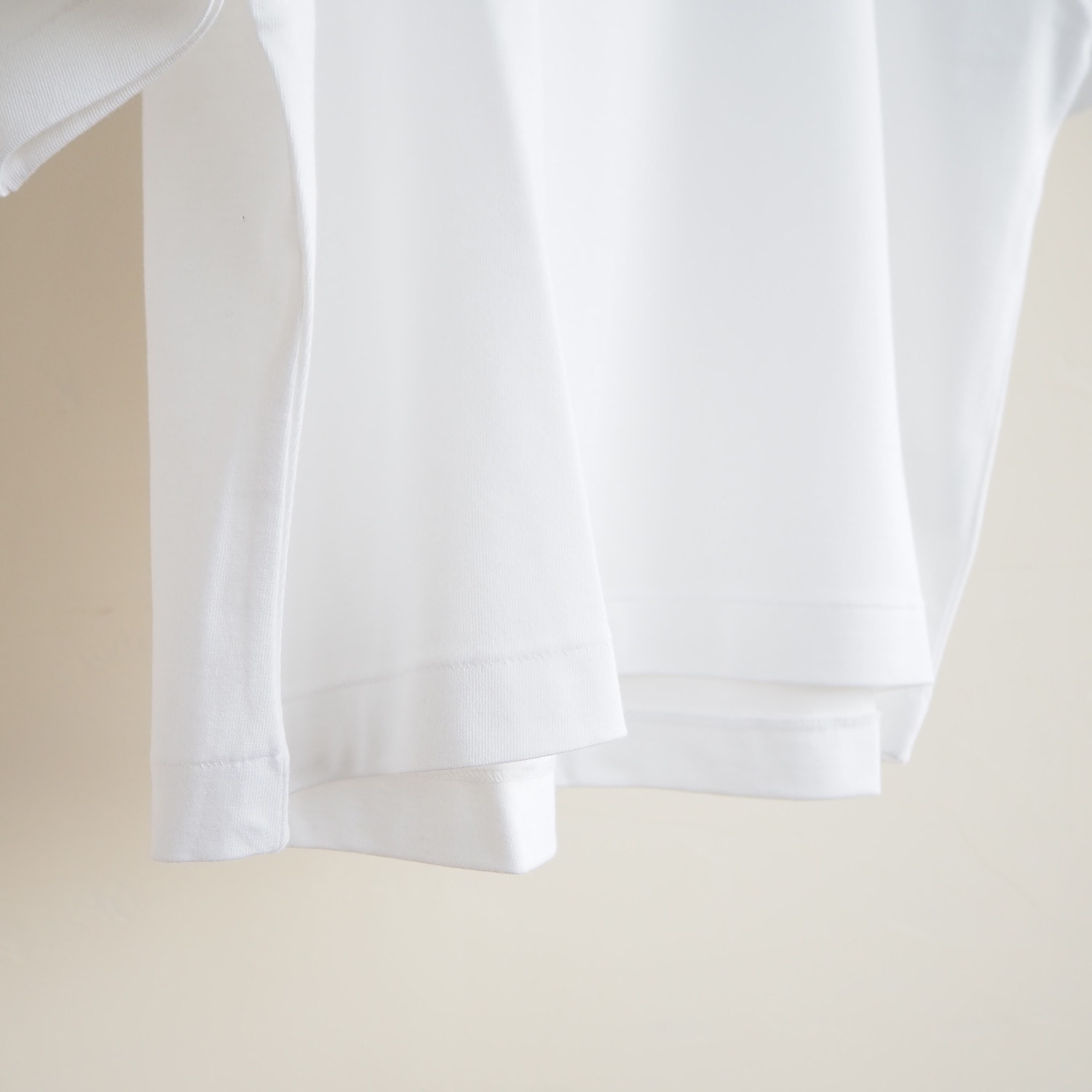 NEPLA. WOMENS WIDE-T ネプラ ウィメンズ ワイドTシャツ コットン×シルク ホワイト