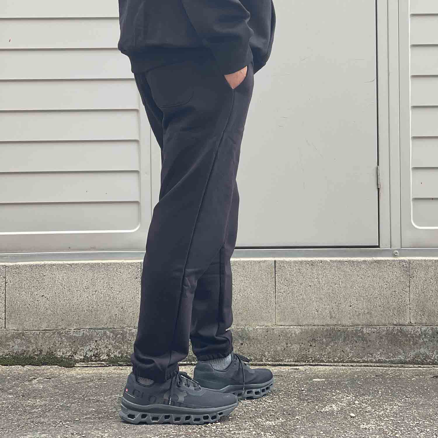 EXPANSION エクスパンション EXP HEMILOCK SWEATPANTS ヘムロックスウェットパンツ ブラック