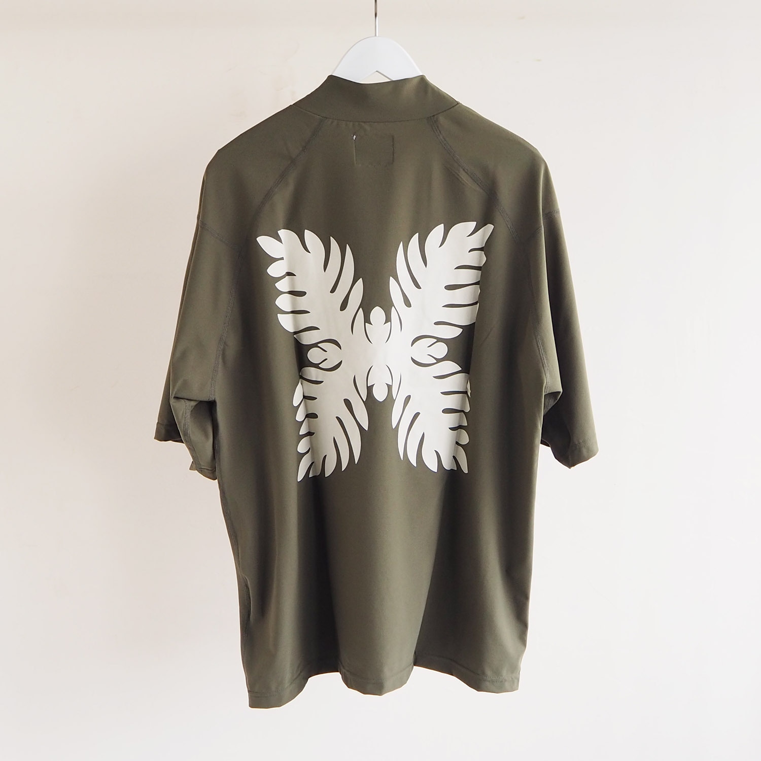 美品　SALVAGE PUBLIC 半袖シャツ　L SALVAGE PUBLIC Kolepa サルベージパブリック コレパ Mockneck