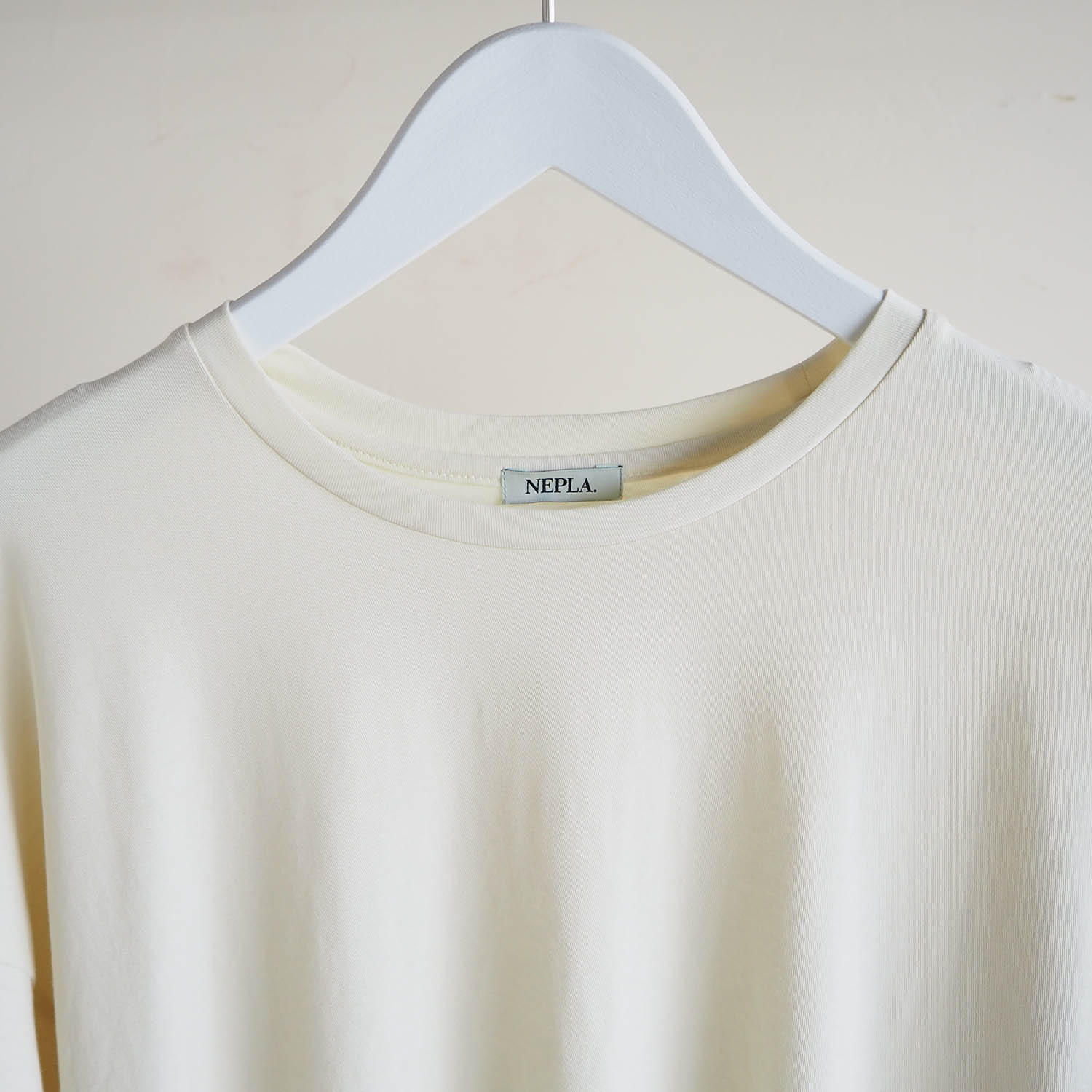 NEPLA. WOMENS WIDE-T ネプラ ウィメンズ ワイドＴシャツ アイボリー