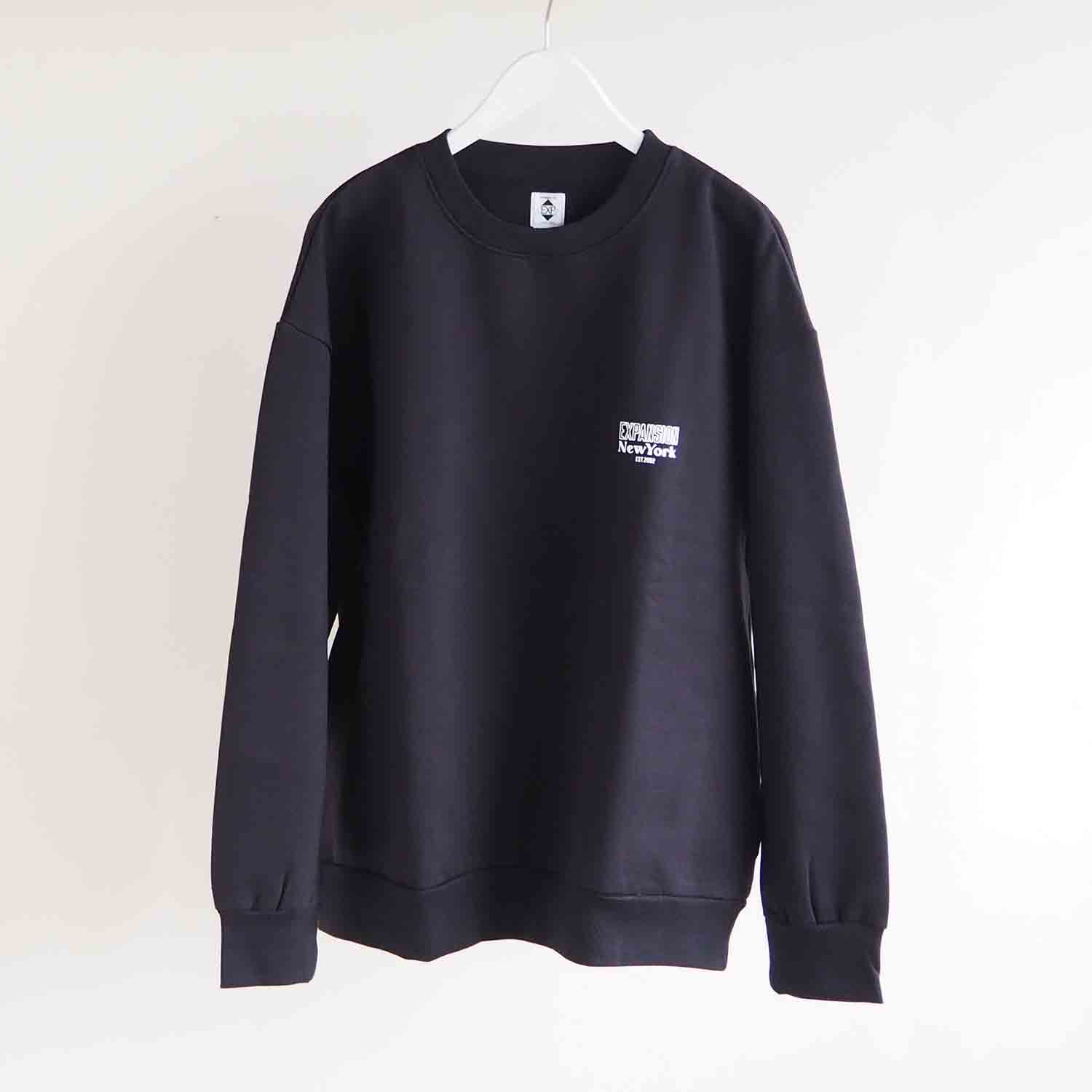 EXPANSION エクスパンション EXP 24 CREWNECK クルーネックスウェットシャツ ブラック