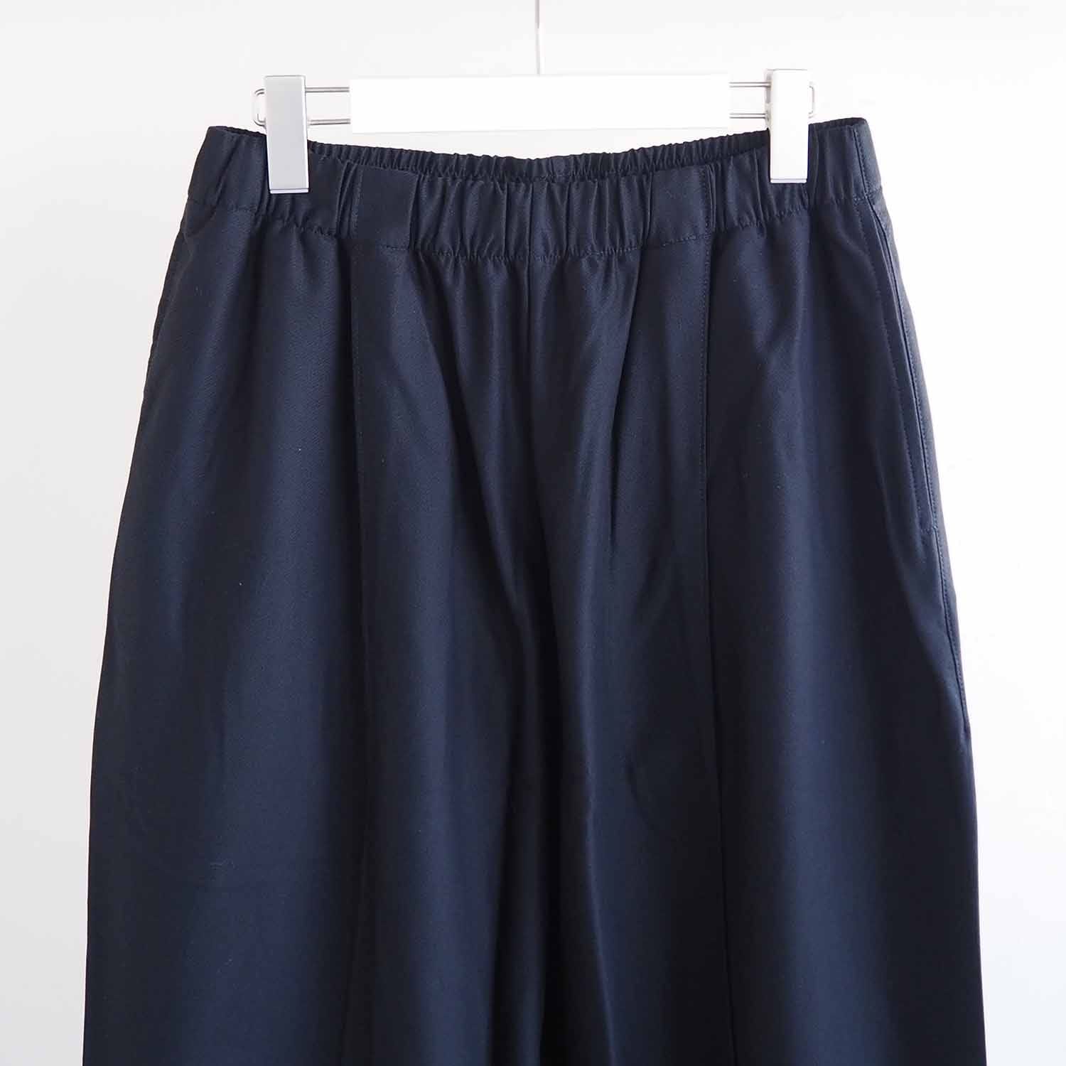 LOOP315 ループサンイチゴ Supima Cotton Knit Easy Pants Balancircular スーピマコットンバランサーツイルニットイージーパンツ Black